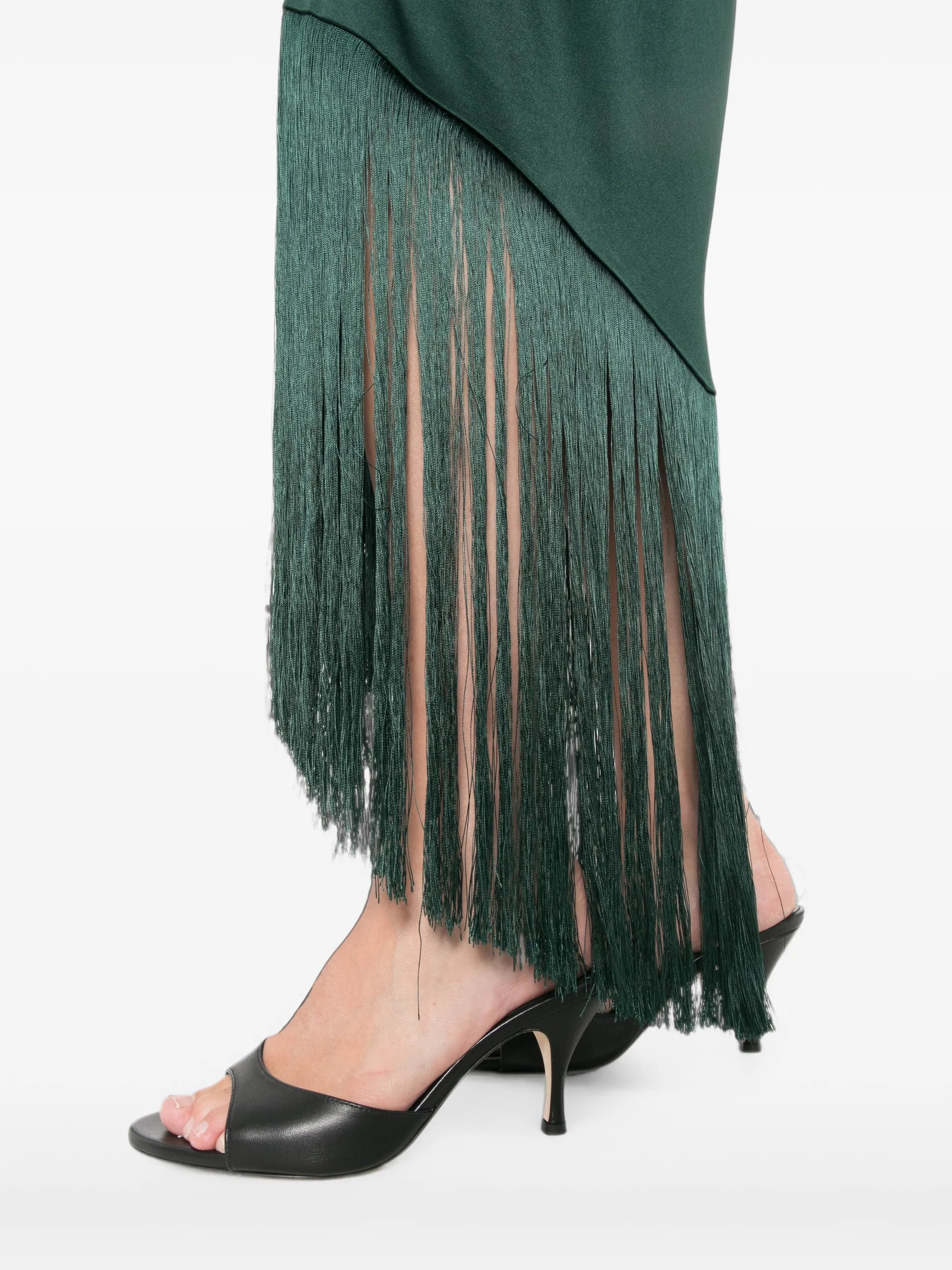 Eros fringe-trimmed maxi dress