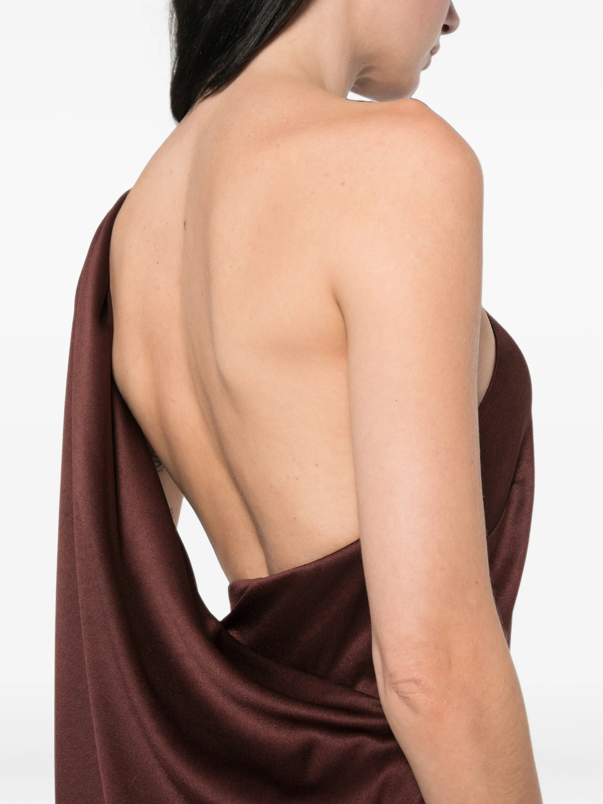 Eros one-shoulder midi dress