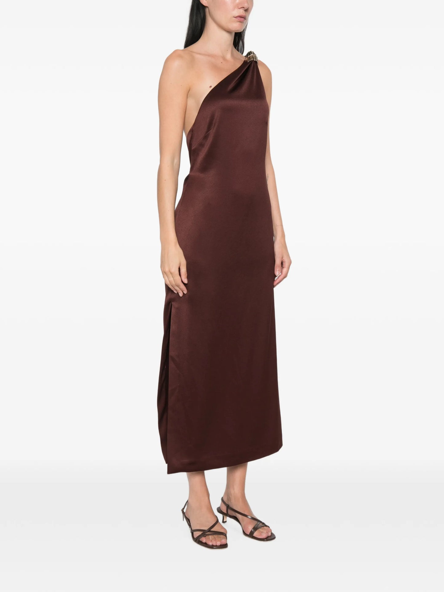 Eros one-shoulder midi dress