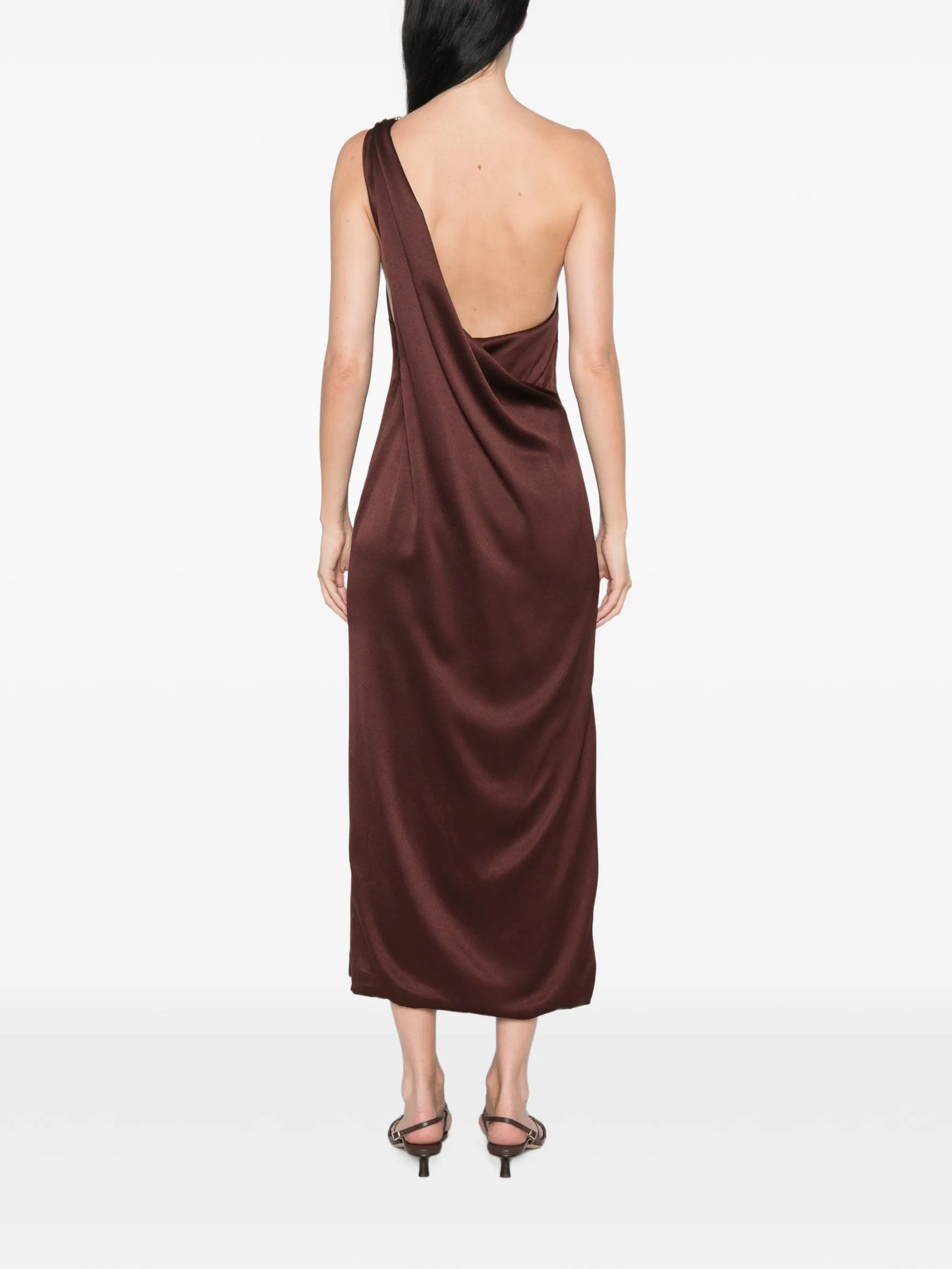 Eros one-shoulder midi dress