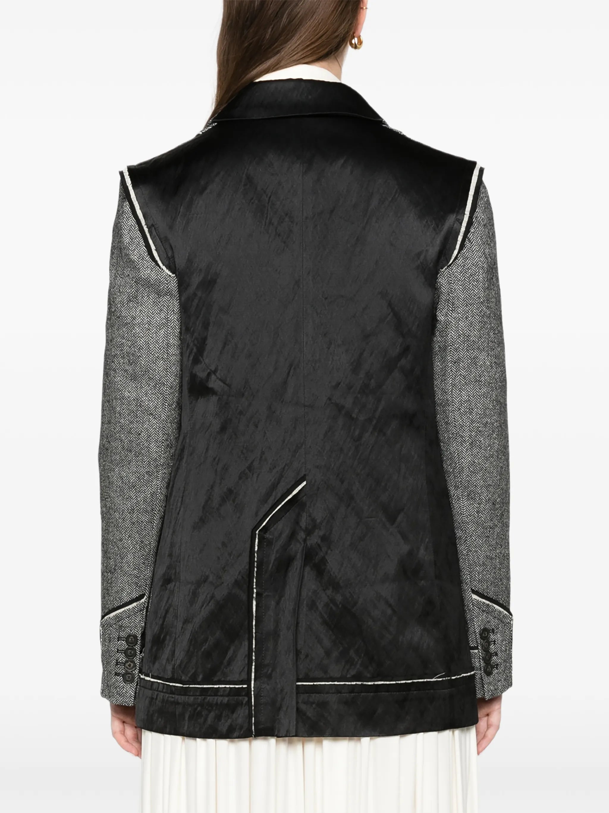 herringbone blazer