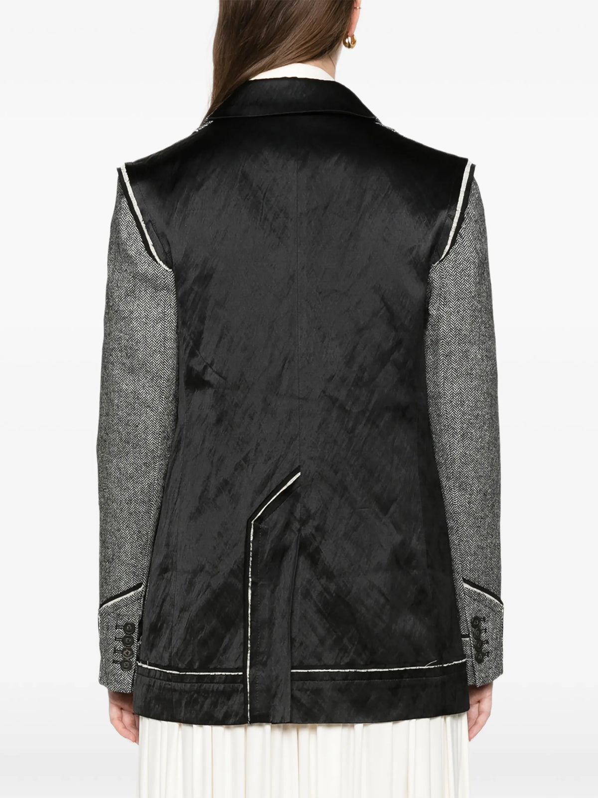 herringbone blazer
