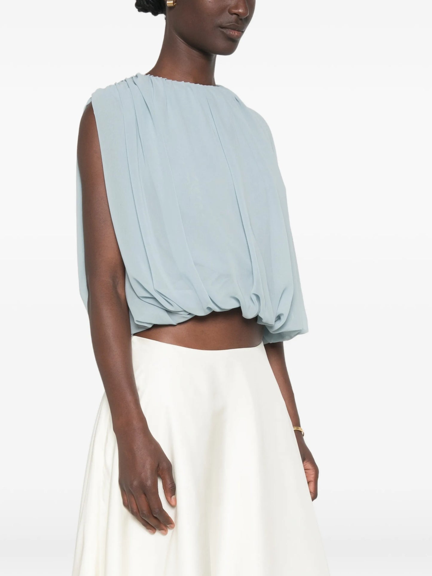 sleeveless blouse