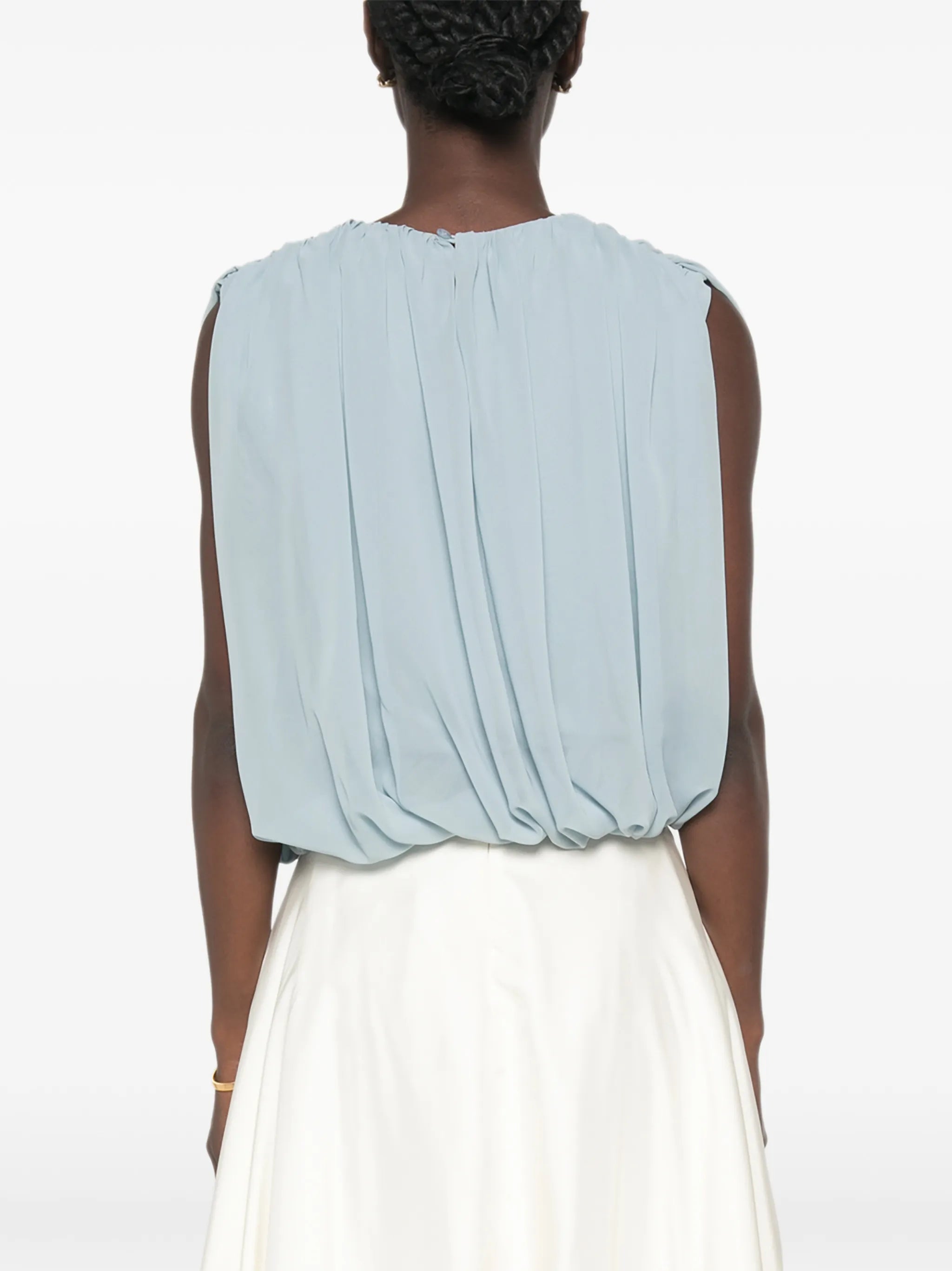 sleeveless blouse