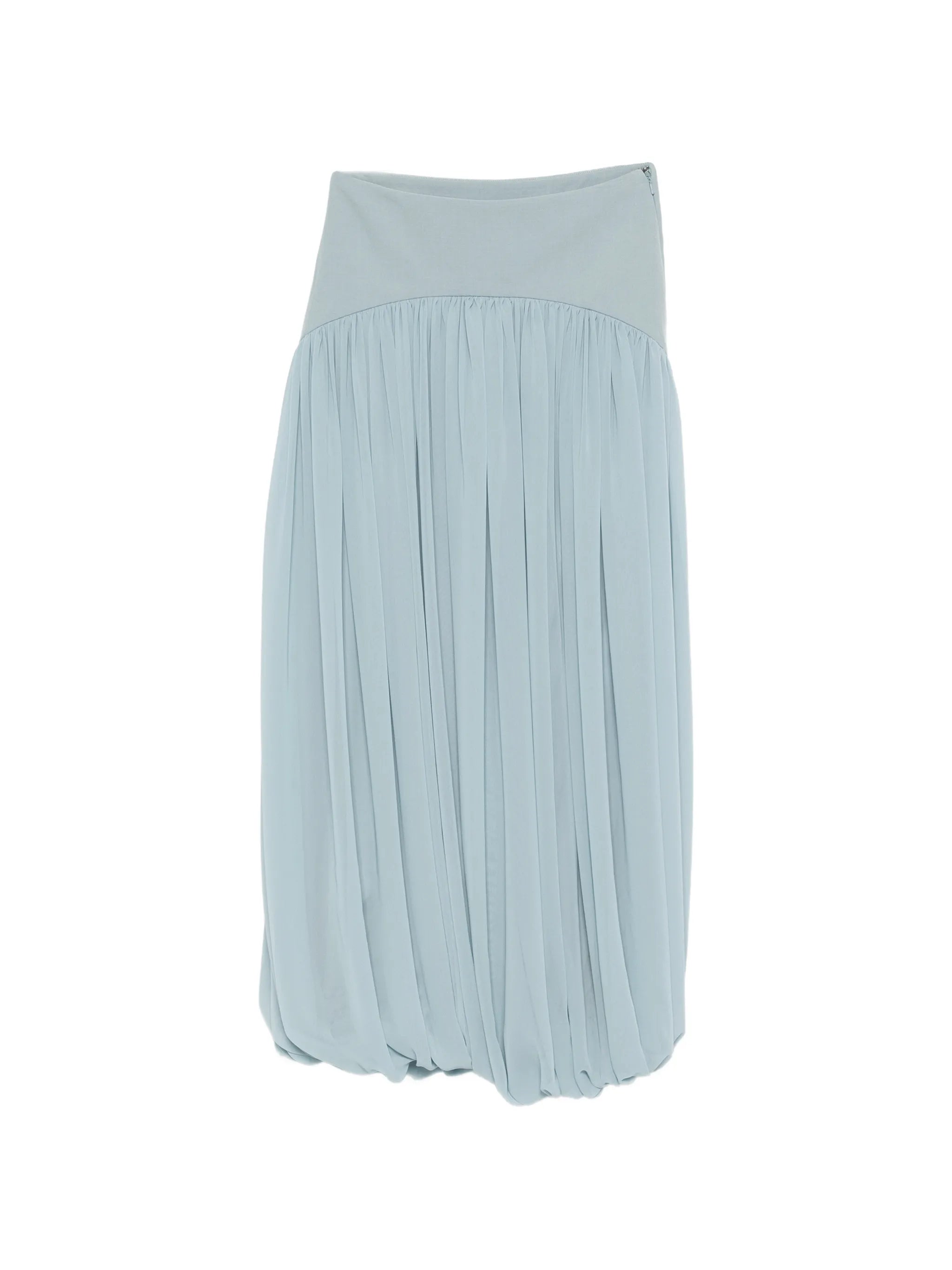 Suri pleated midi skirt