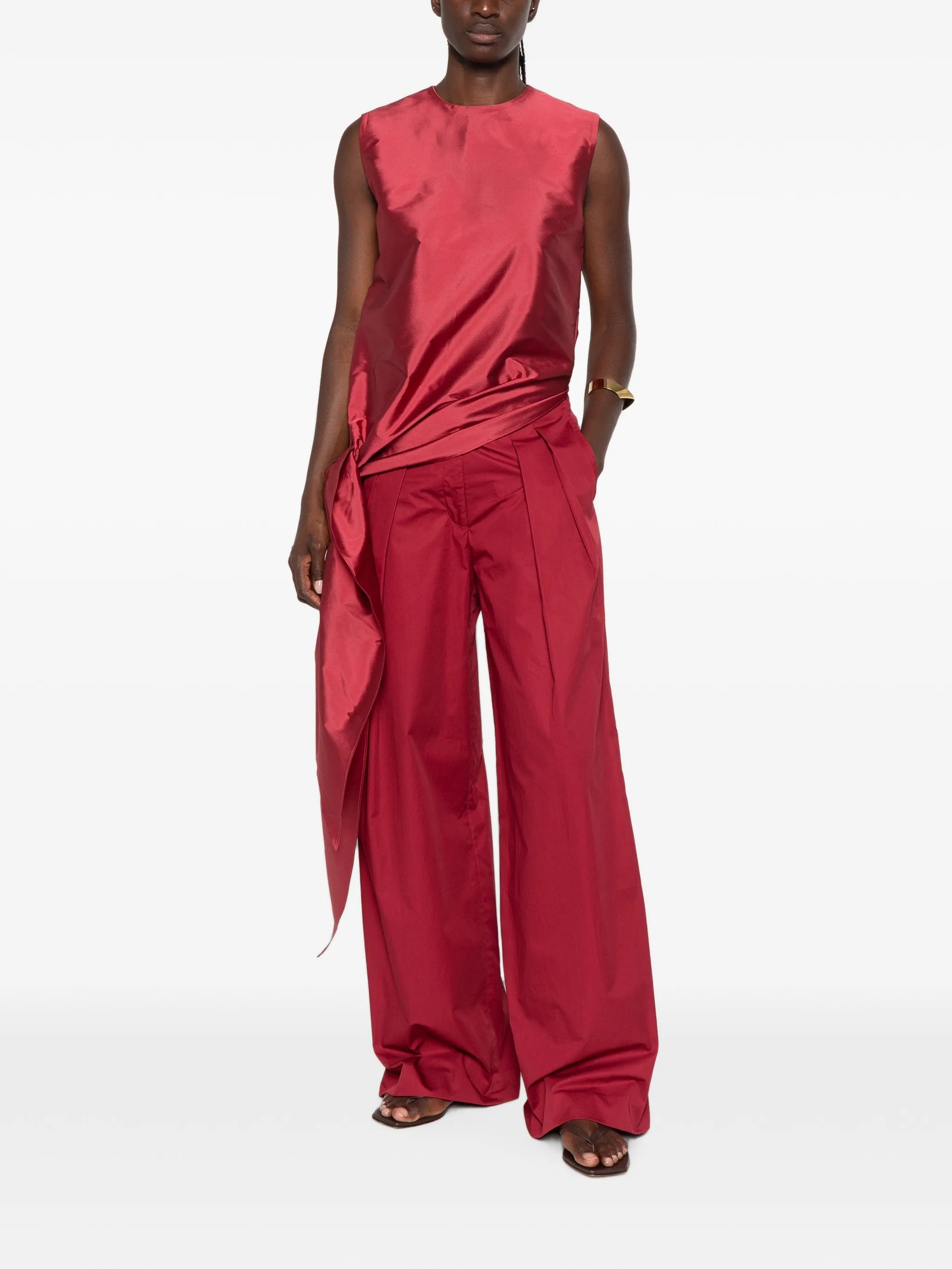 double-pleat trousers