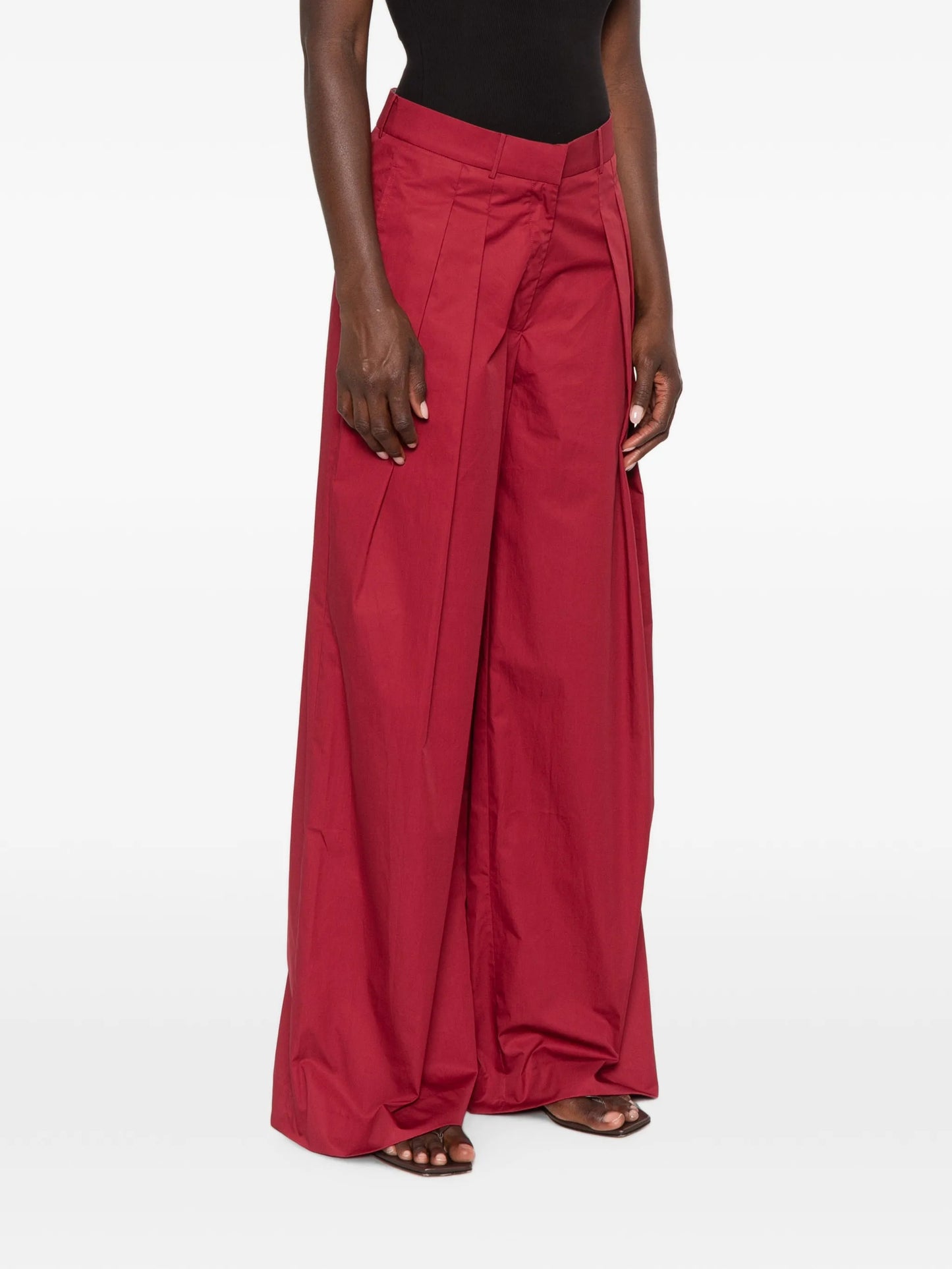 double-pleat trousers