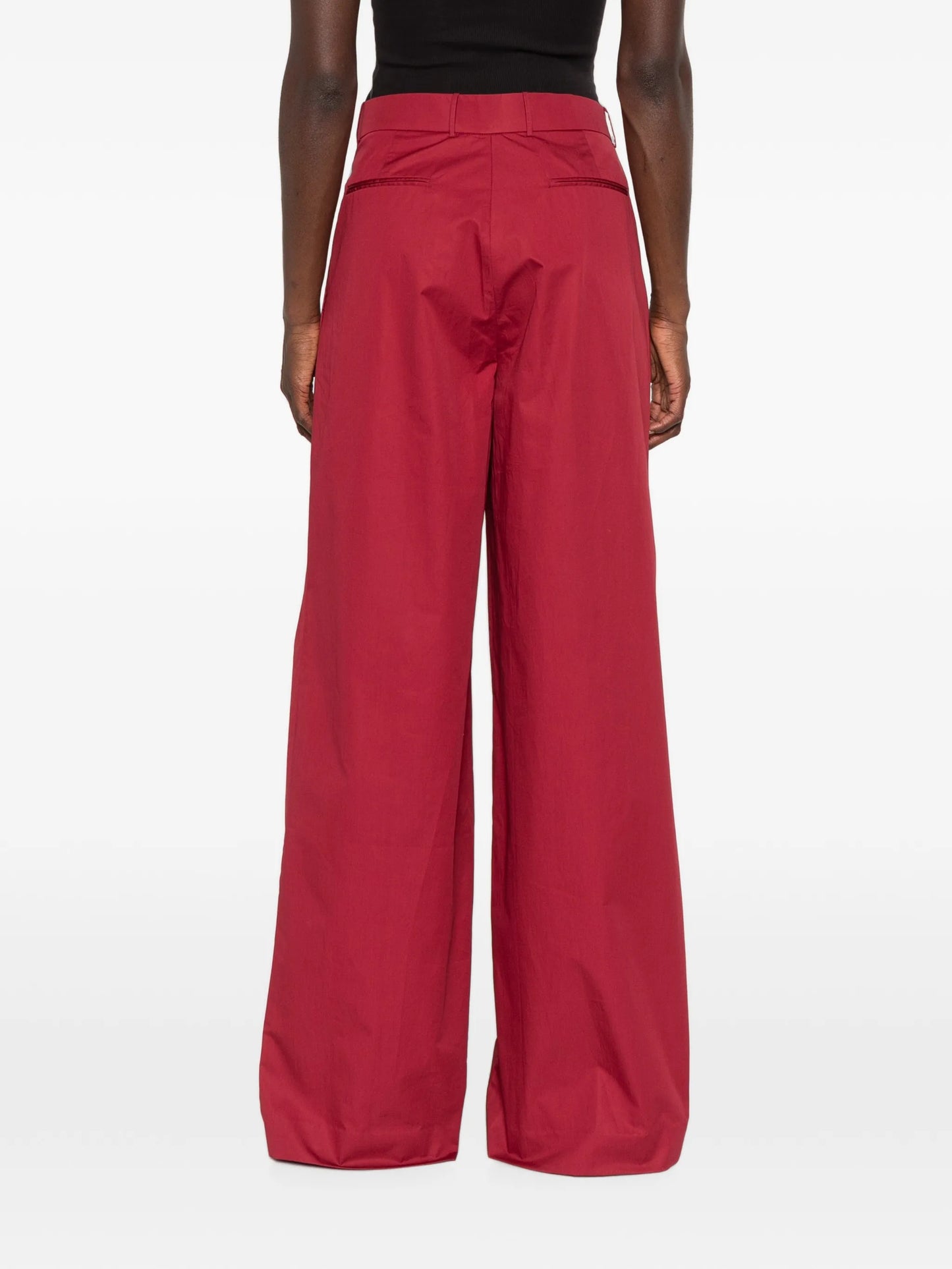 double-pleat trousers