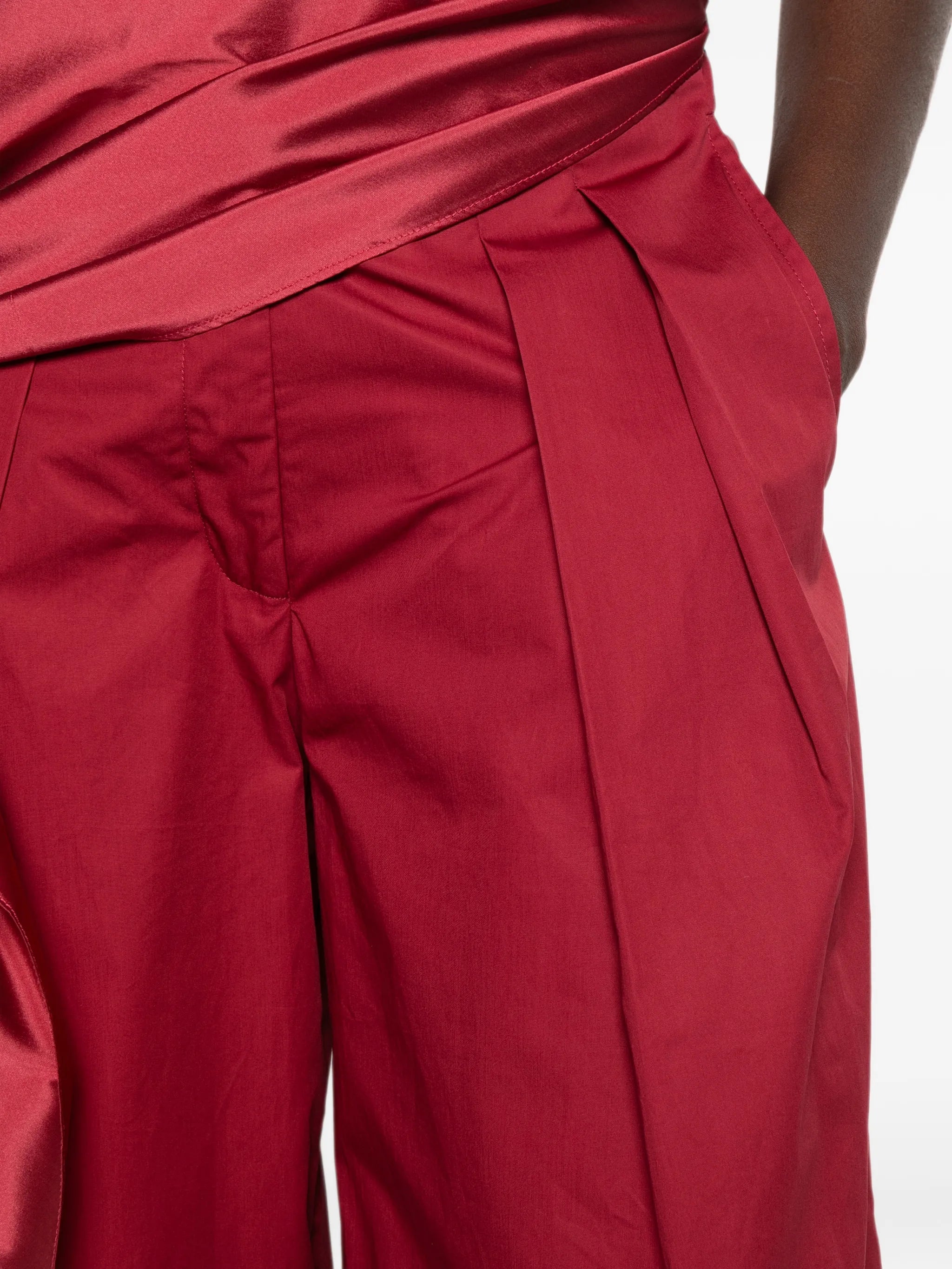 double-pleat trousers