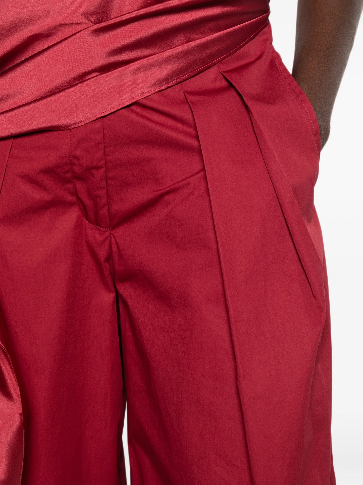 double-pleat trousers