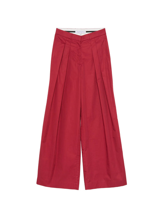 double-pleat trousers