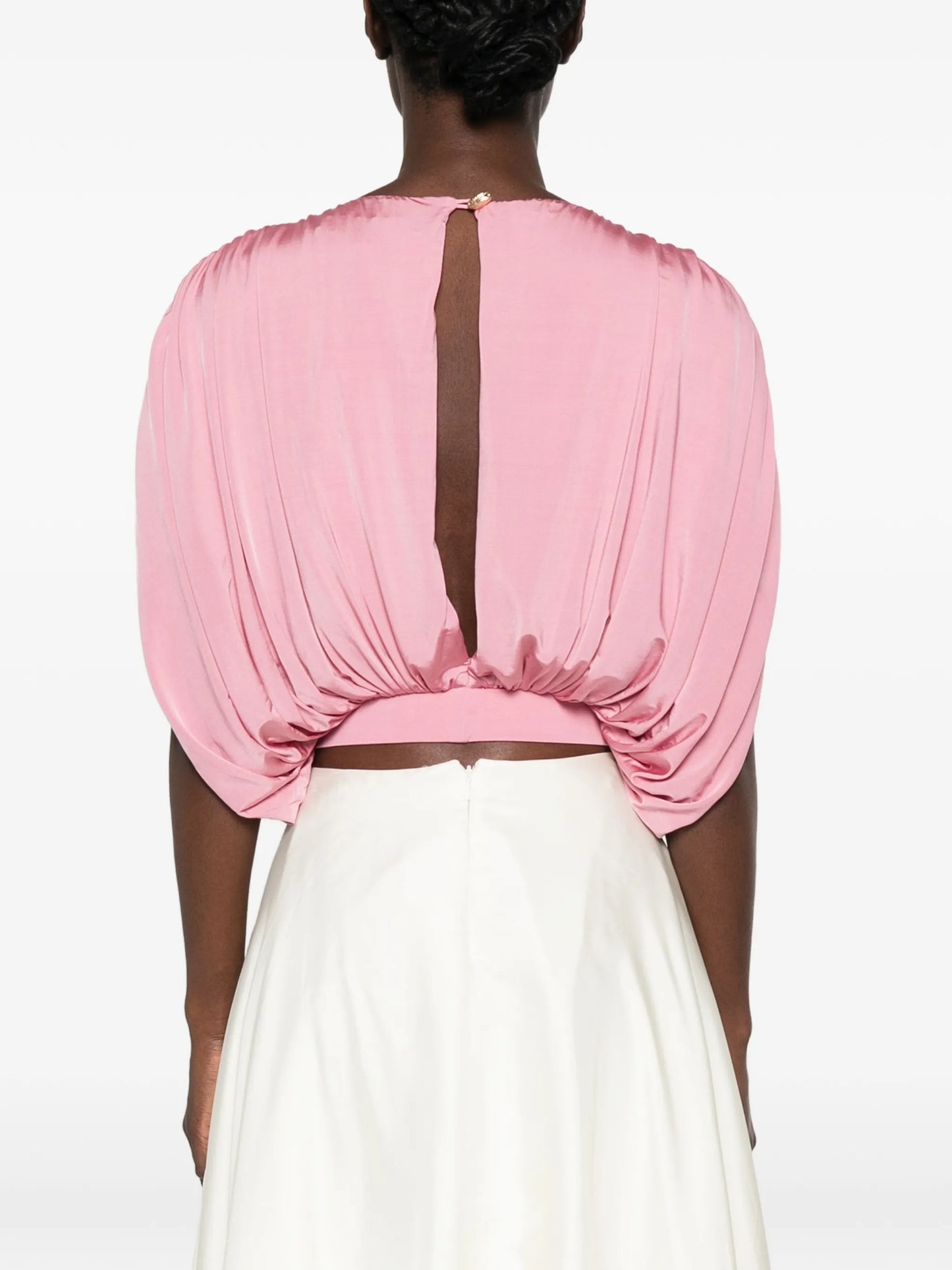 draped blouse
