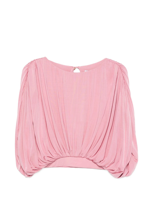 draped blouse