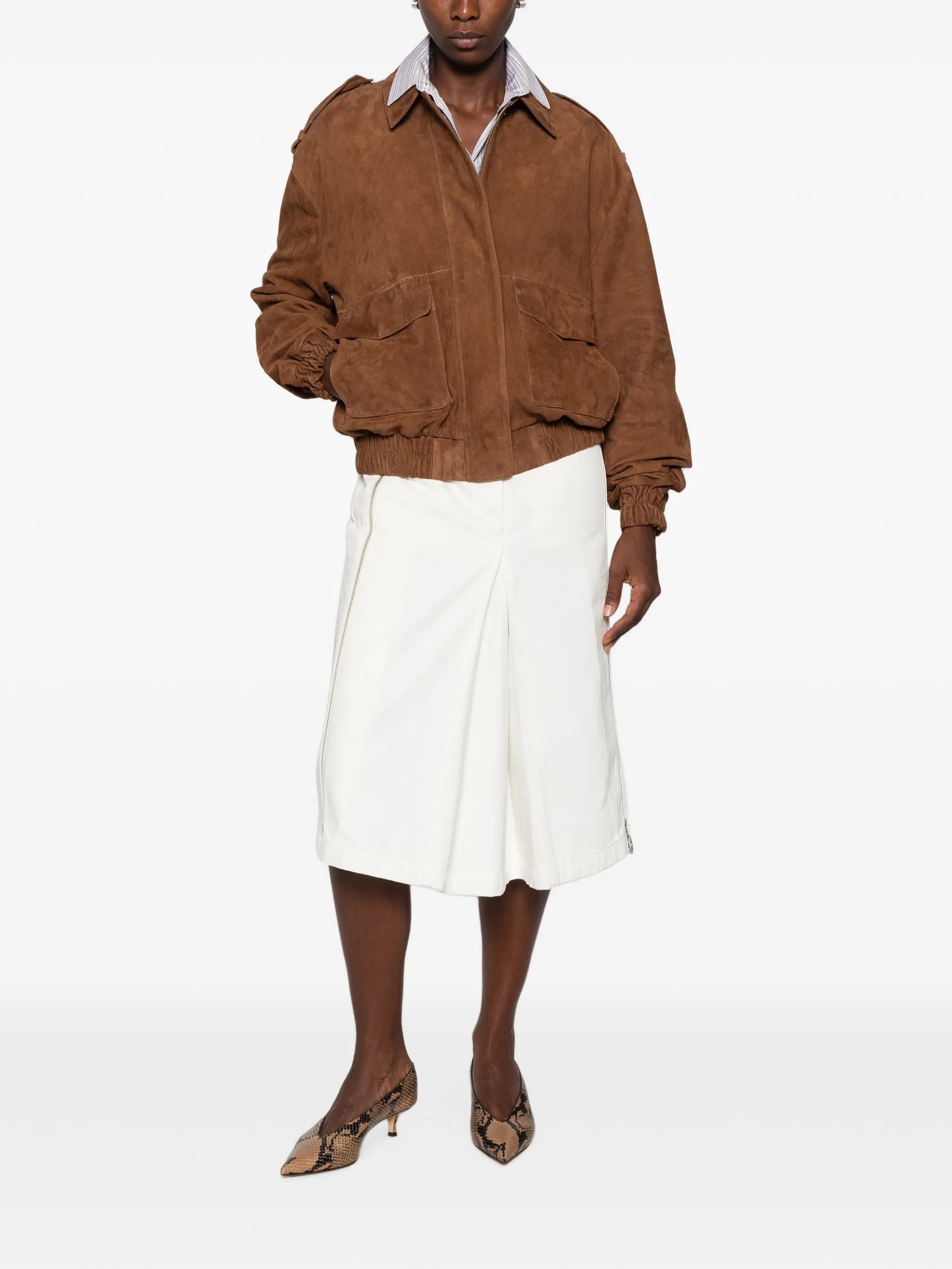 Halti suede epaulette jacket