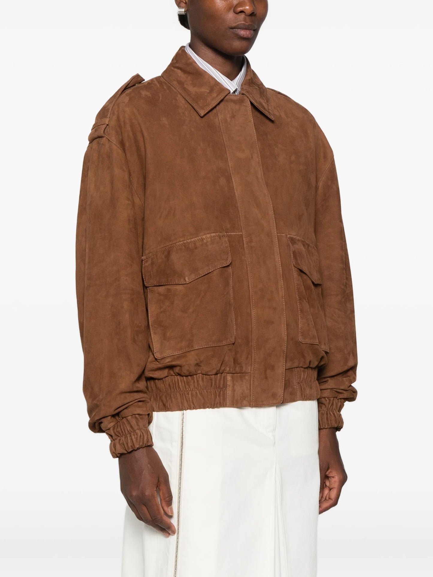Halti suede epaulette jacket