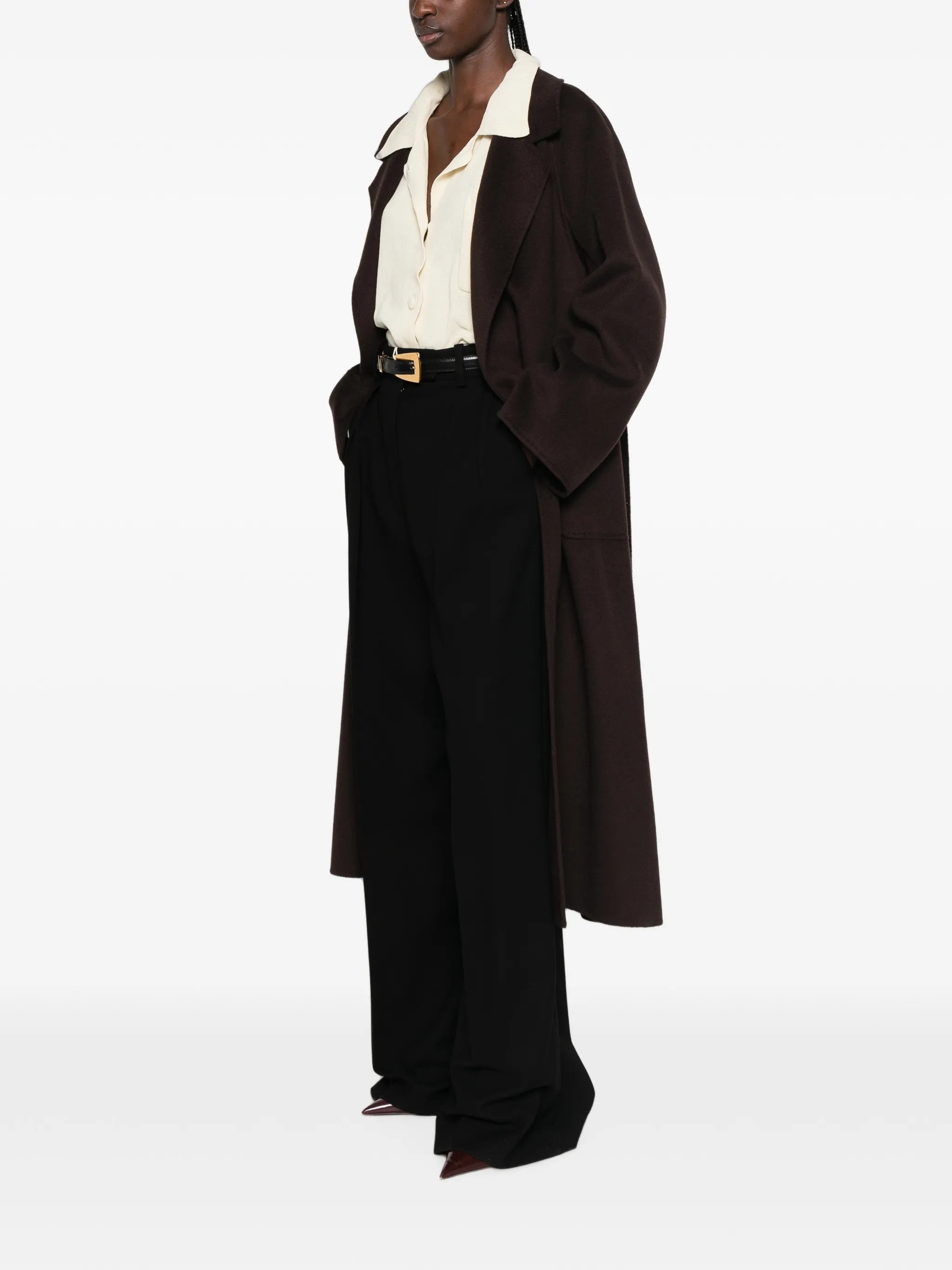 Suza belted coat