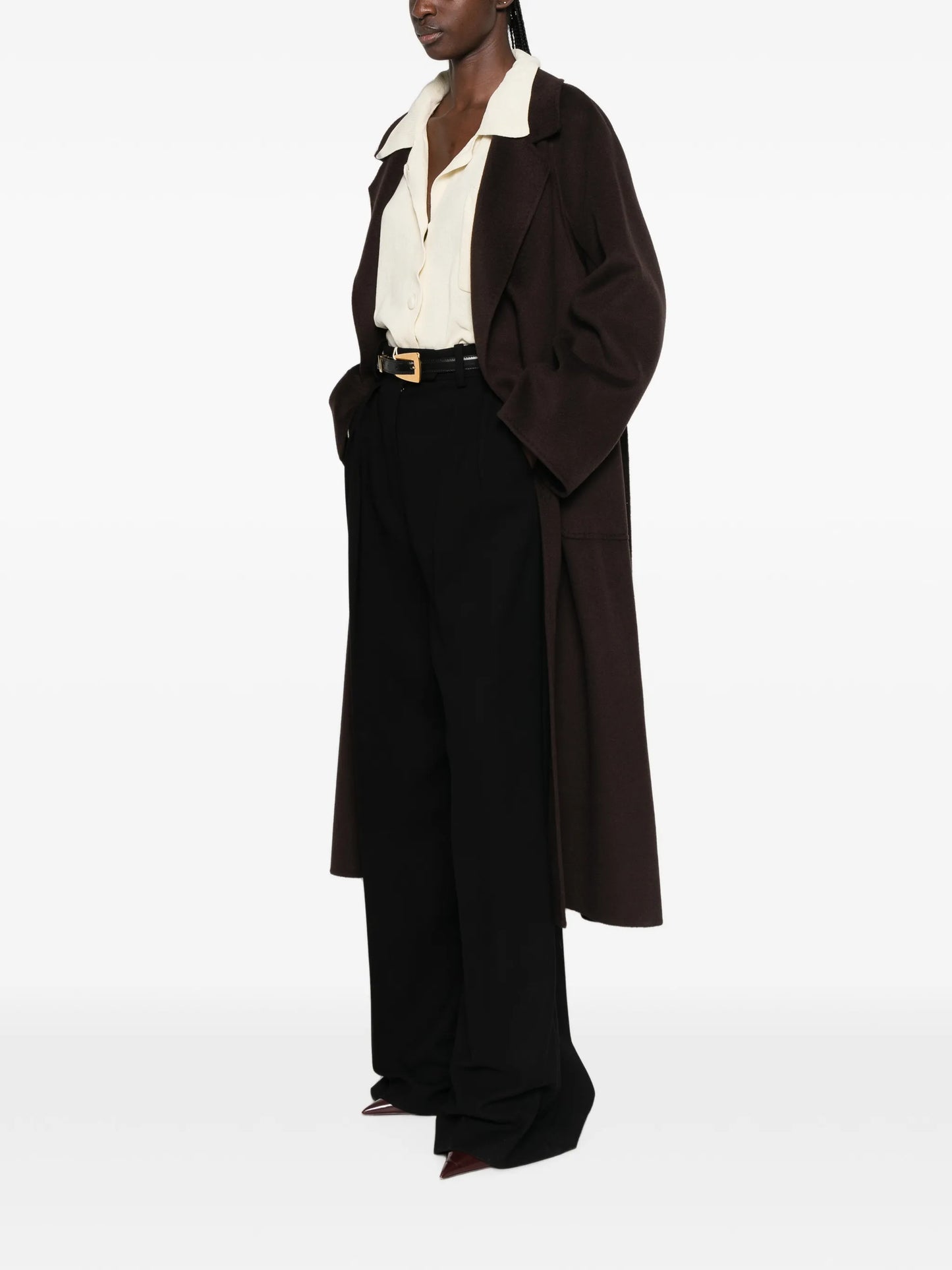 Suza belted coat
