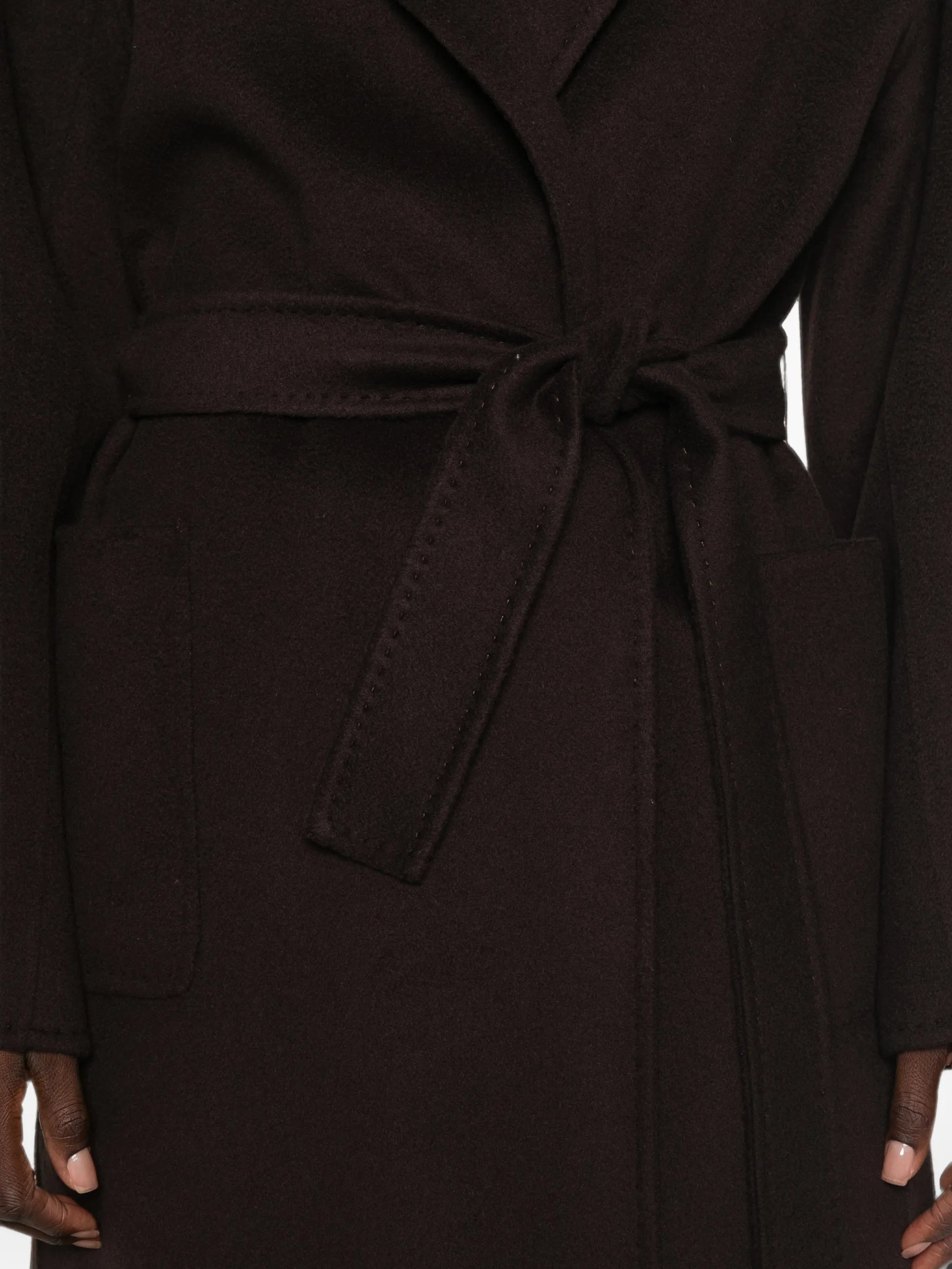 Suza belted coat