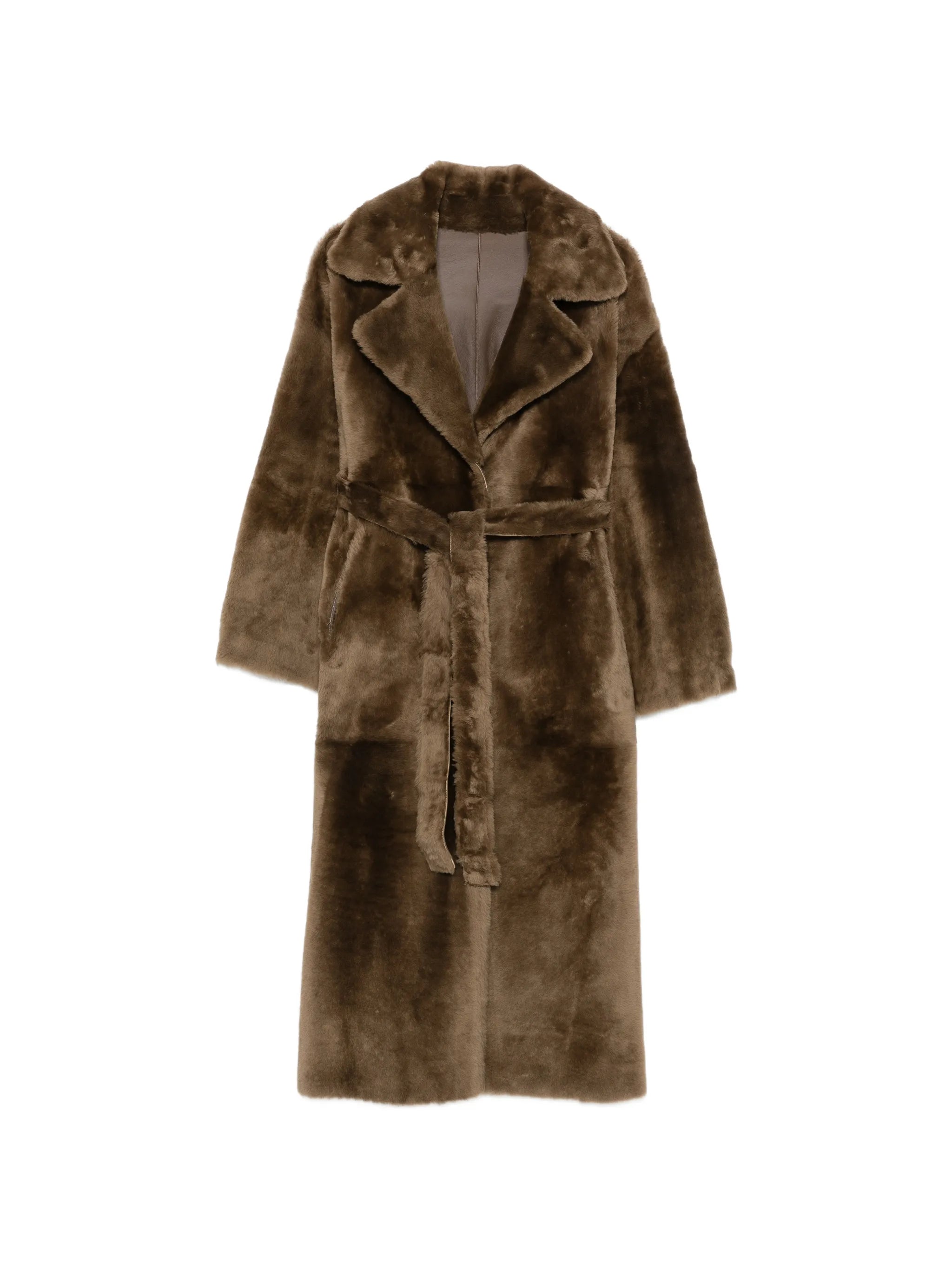 rien reversible shearling coat