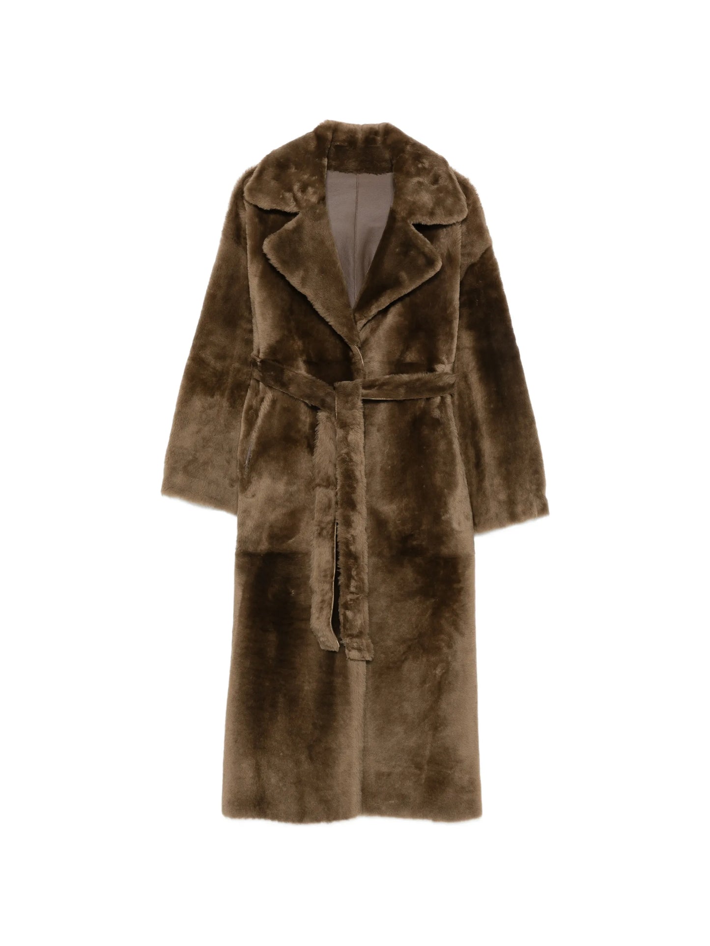 rien reversible shearling coat