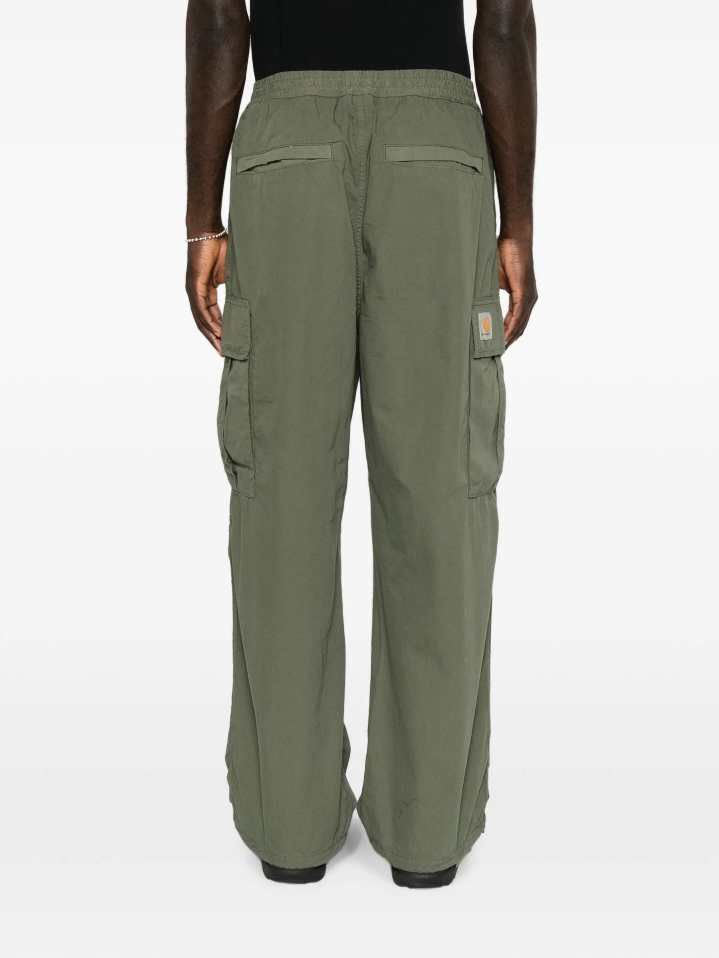 cargo-pocket trousers