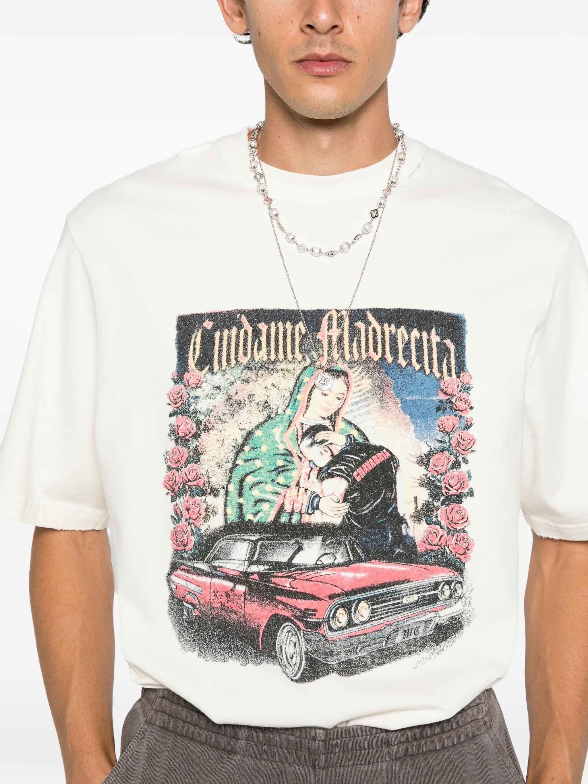 graphic-print T-shirt