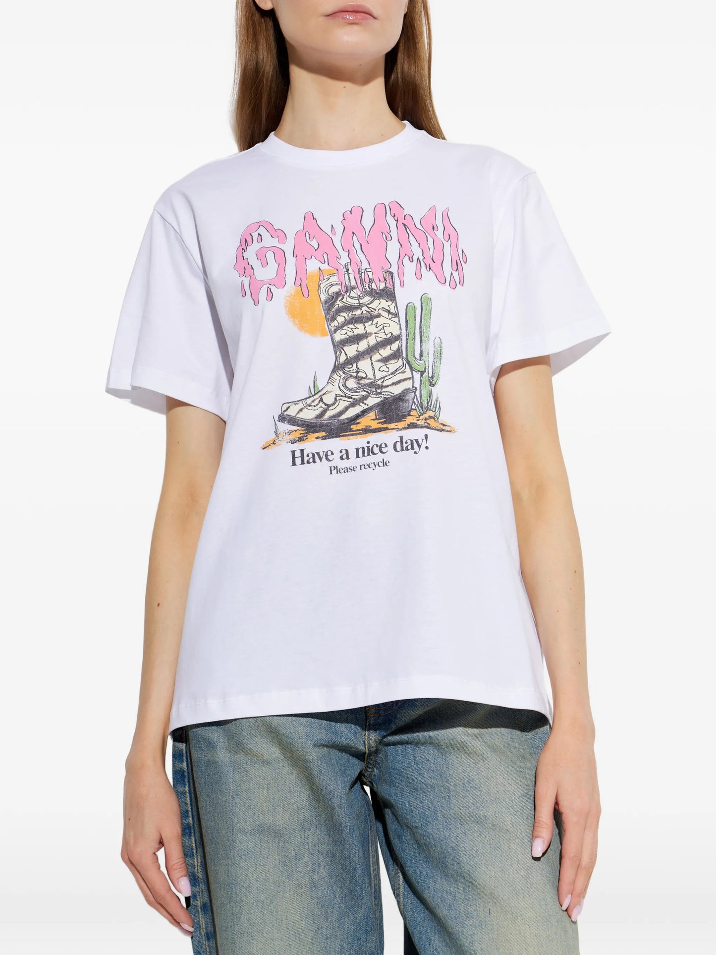 graphic-print T-shirt