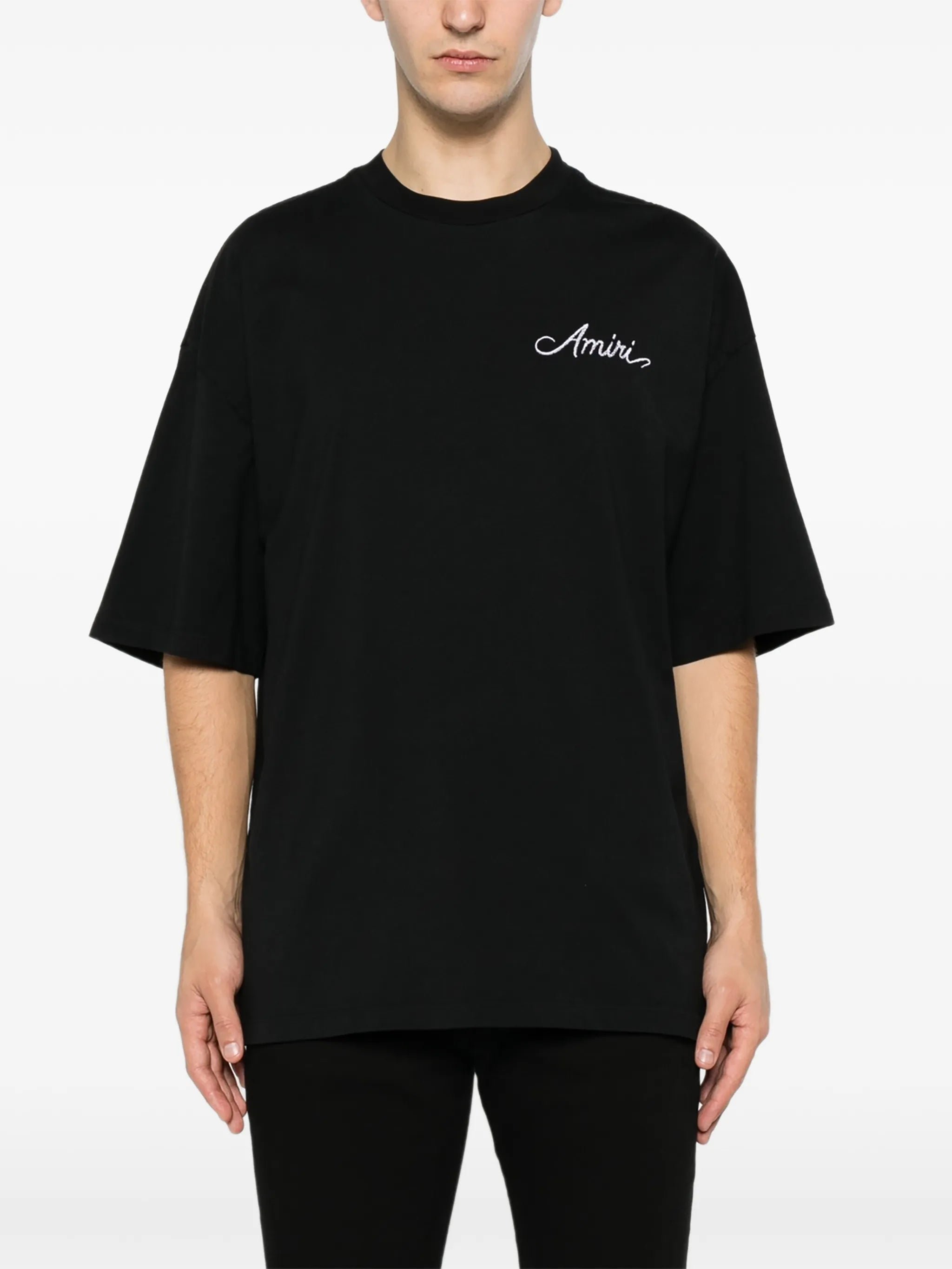 MA quad checkerboard oversized T-shirt