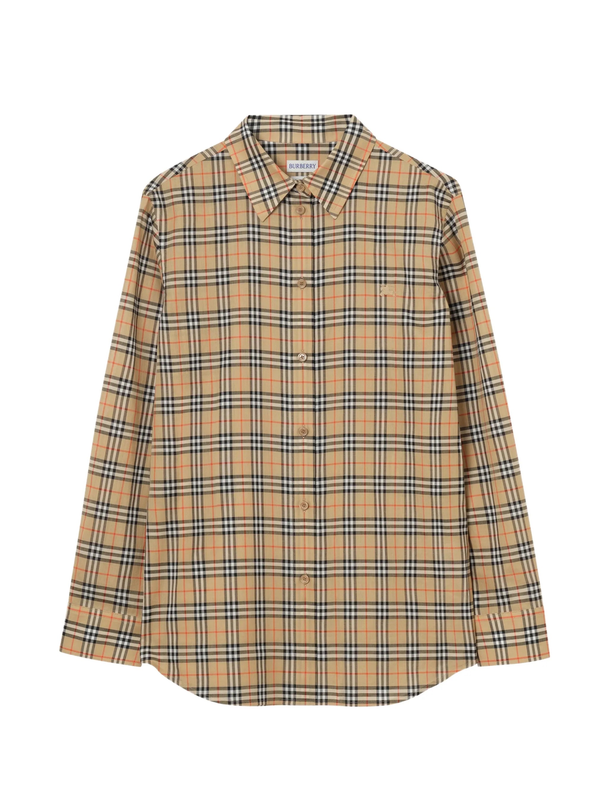classic-fit Check cotton shirt