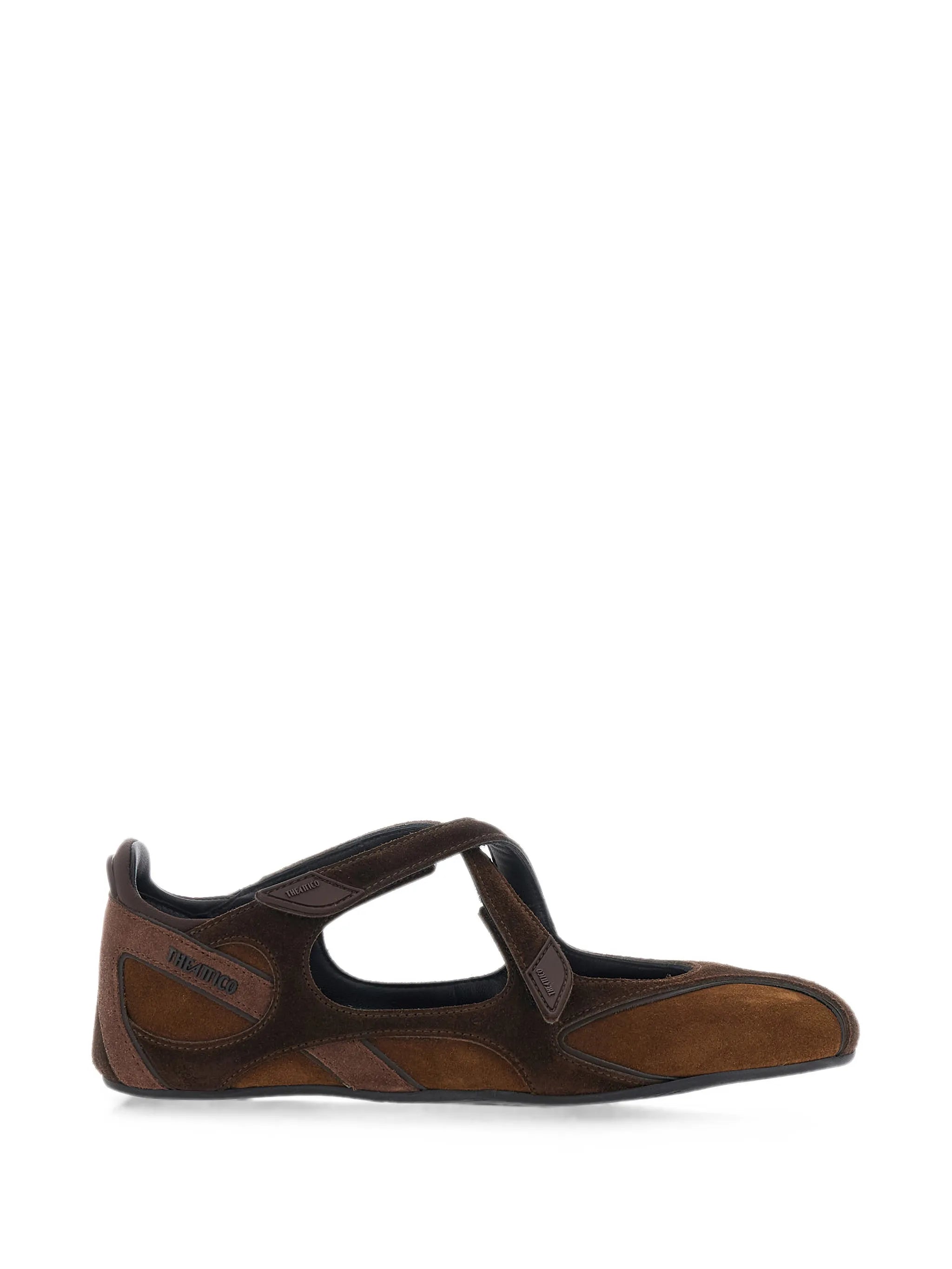 ''Floor 01'' brown ballerina flats