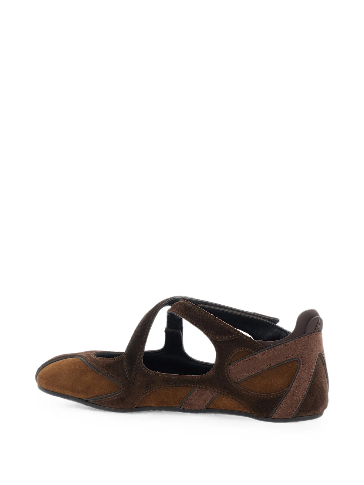 ''Floor 01'' brown ballerina flats