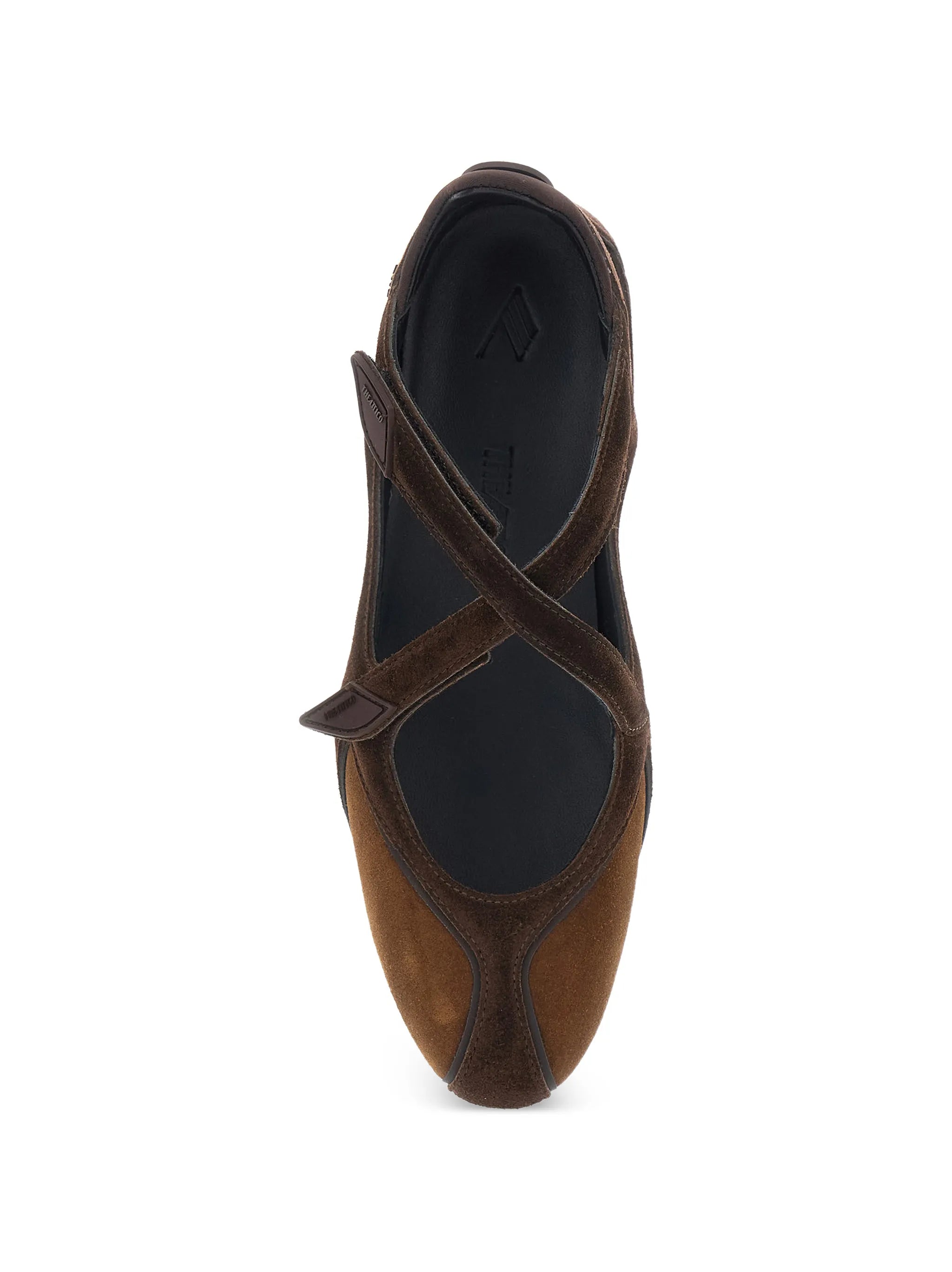 ''Floor 01'' brown ballerina flats