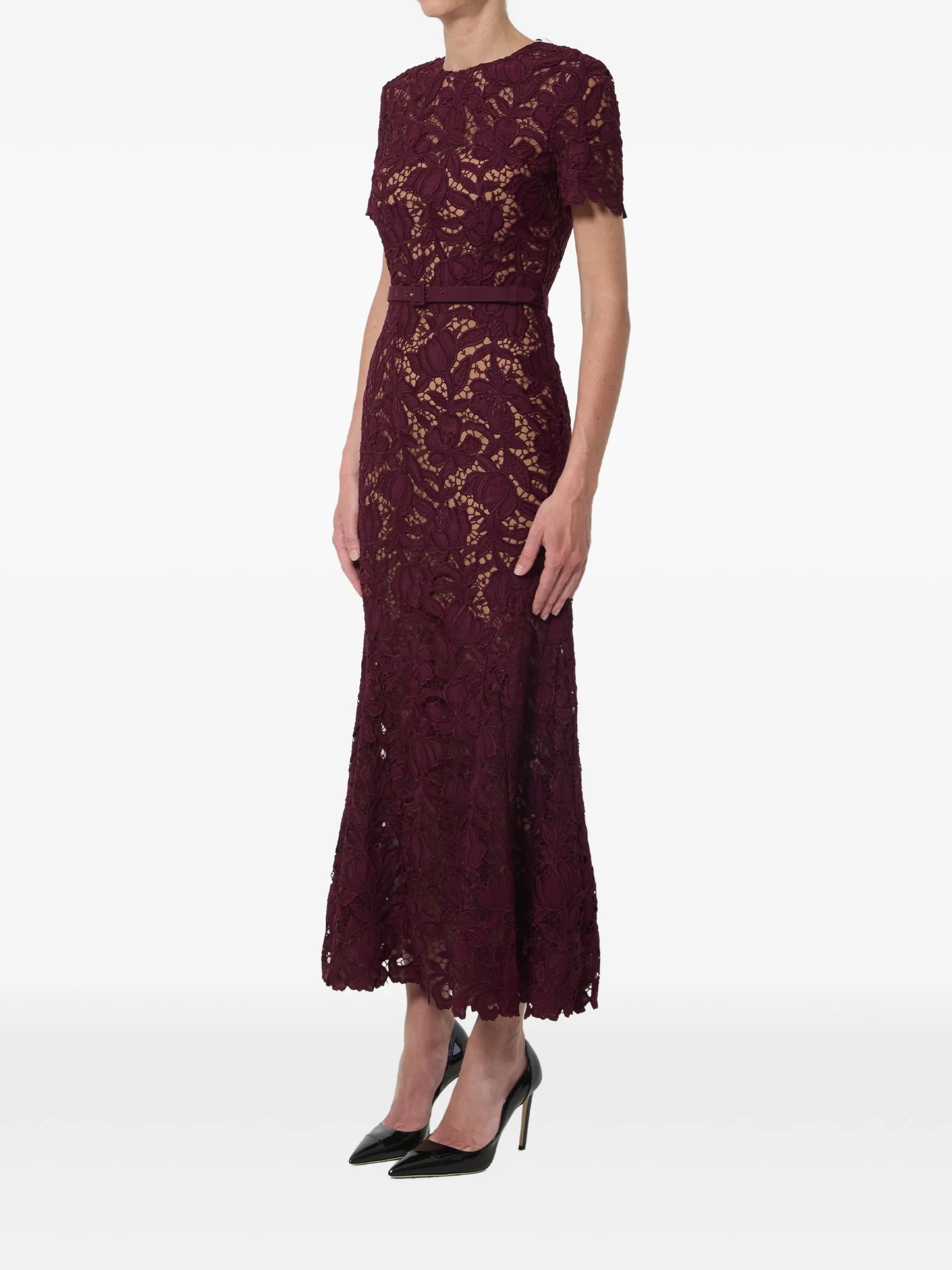lace midi dress