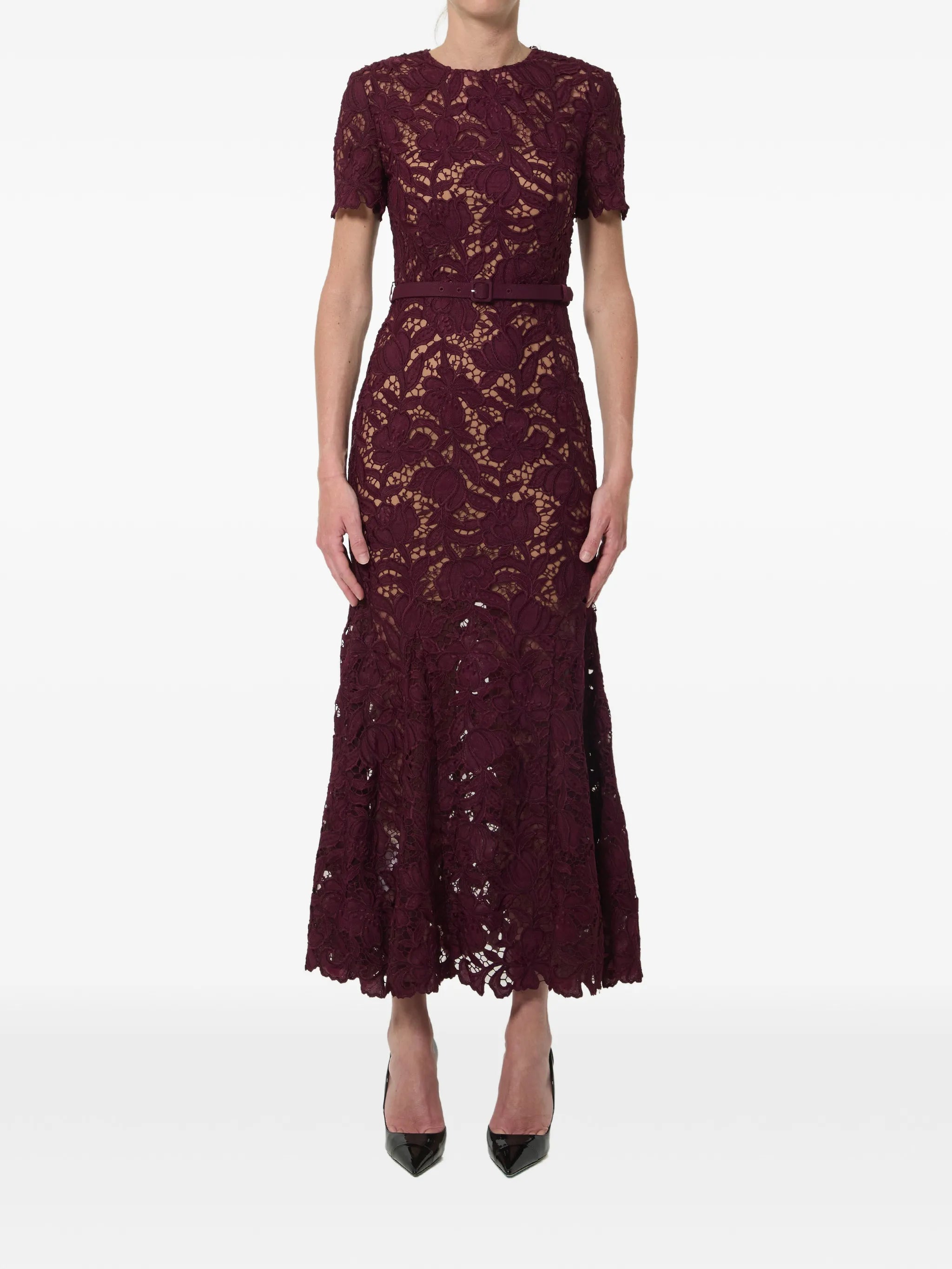 lace midi dress