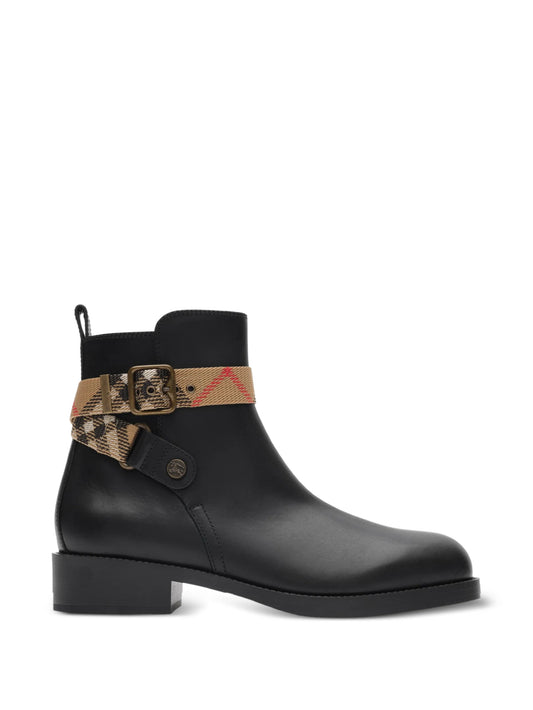 leather Huntley boots