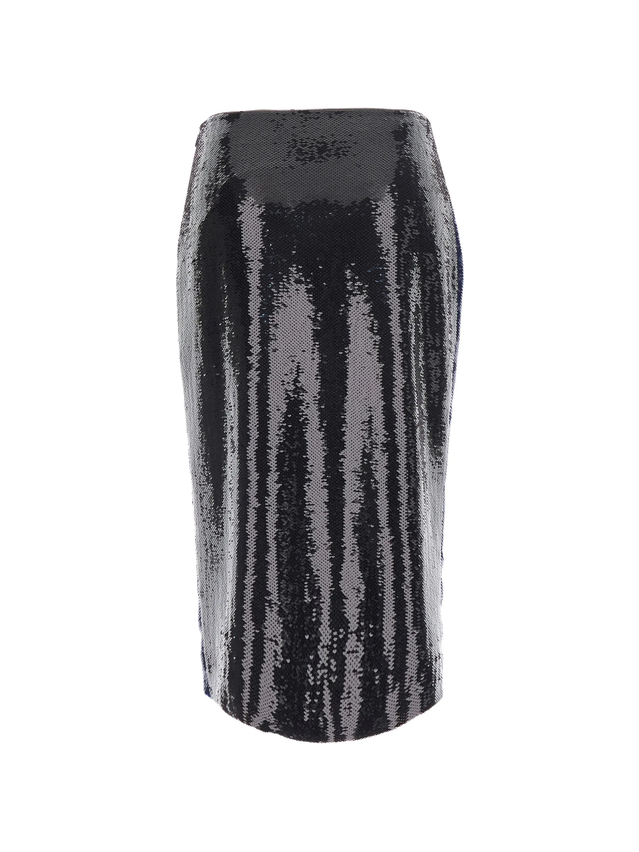 sequin-embellished pencil skirt