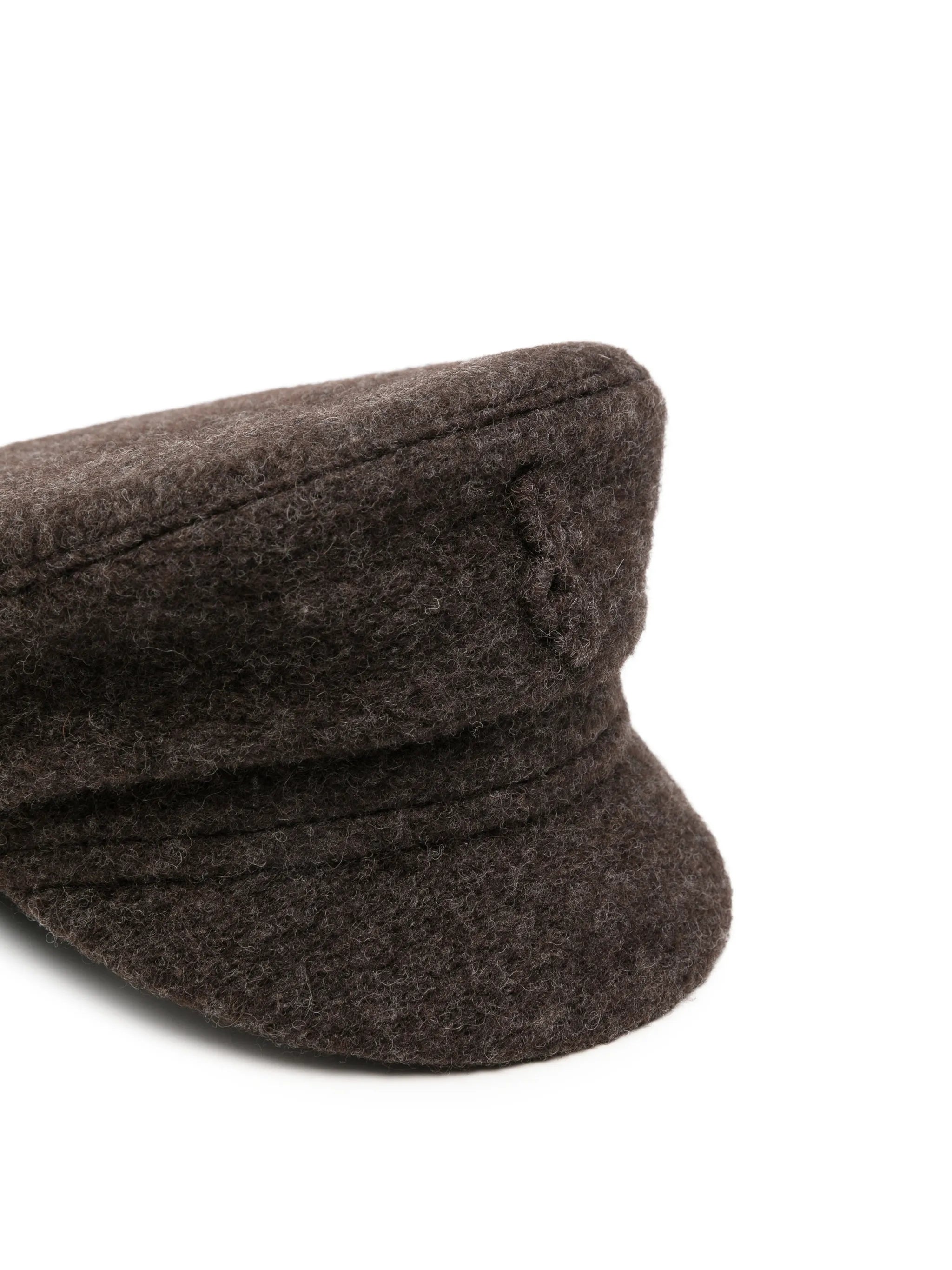 logo-embroidered baker boy hat