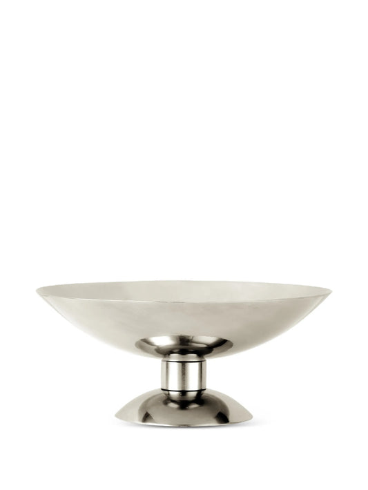 polished stainless-steel low champagne coupe