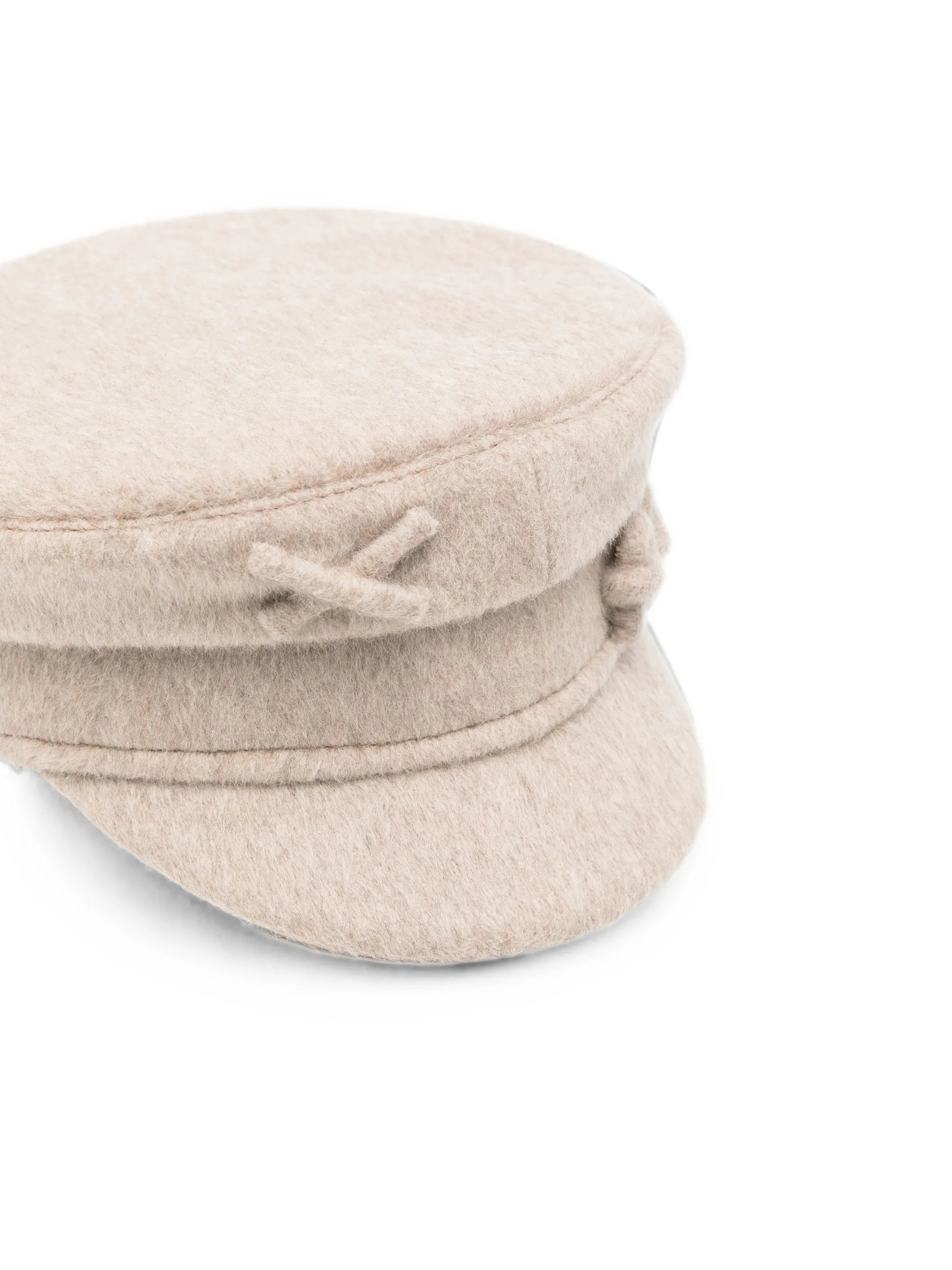 logo-embroidered baker boy hat