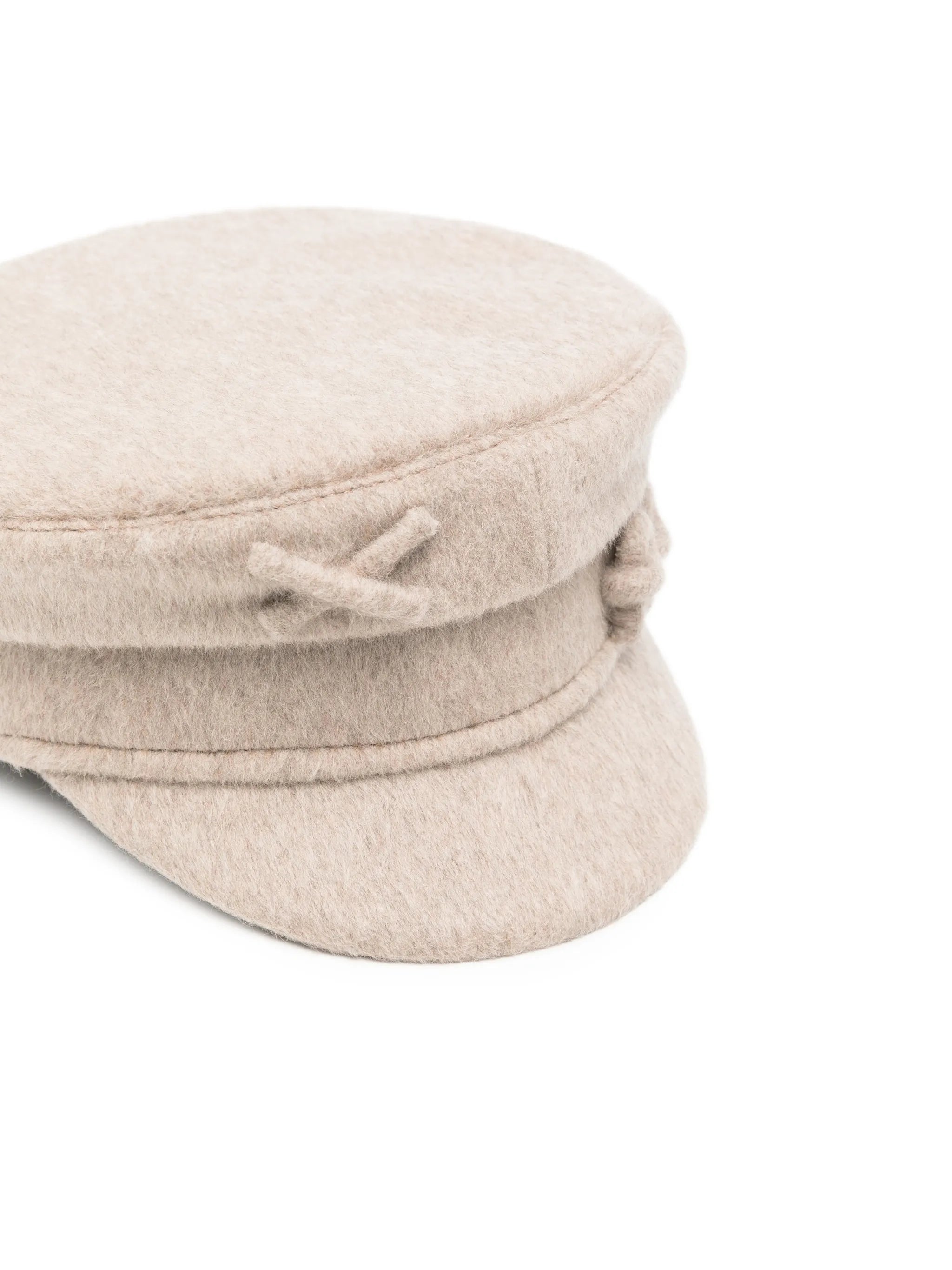 logo-embroidered baker boy hat