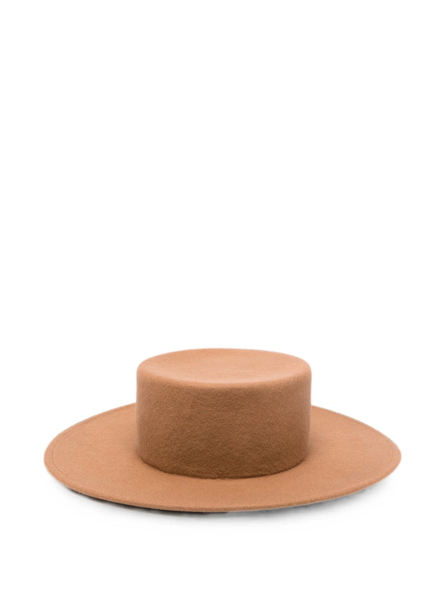 wool felt Canotier hat