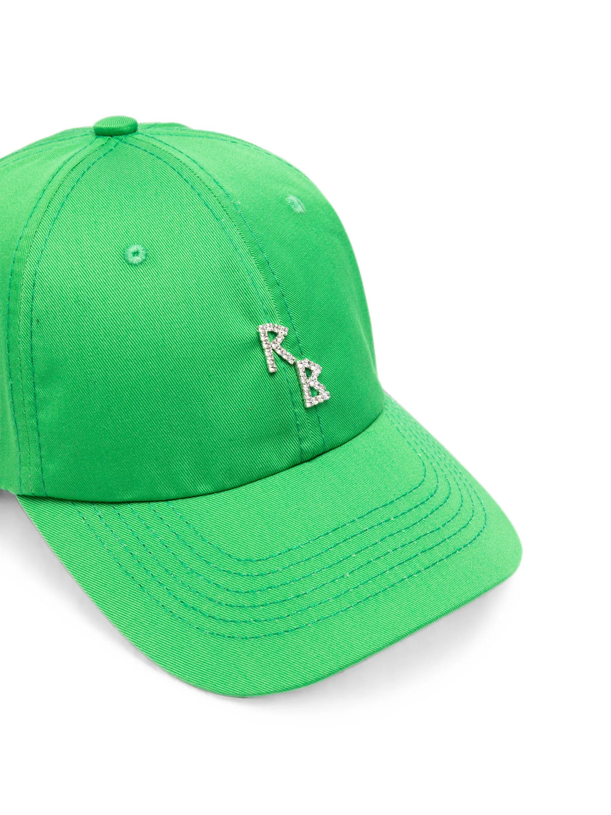 crystal-embroidered baseball cap