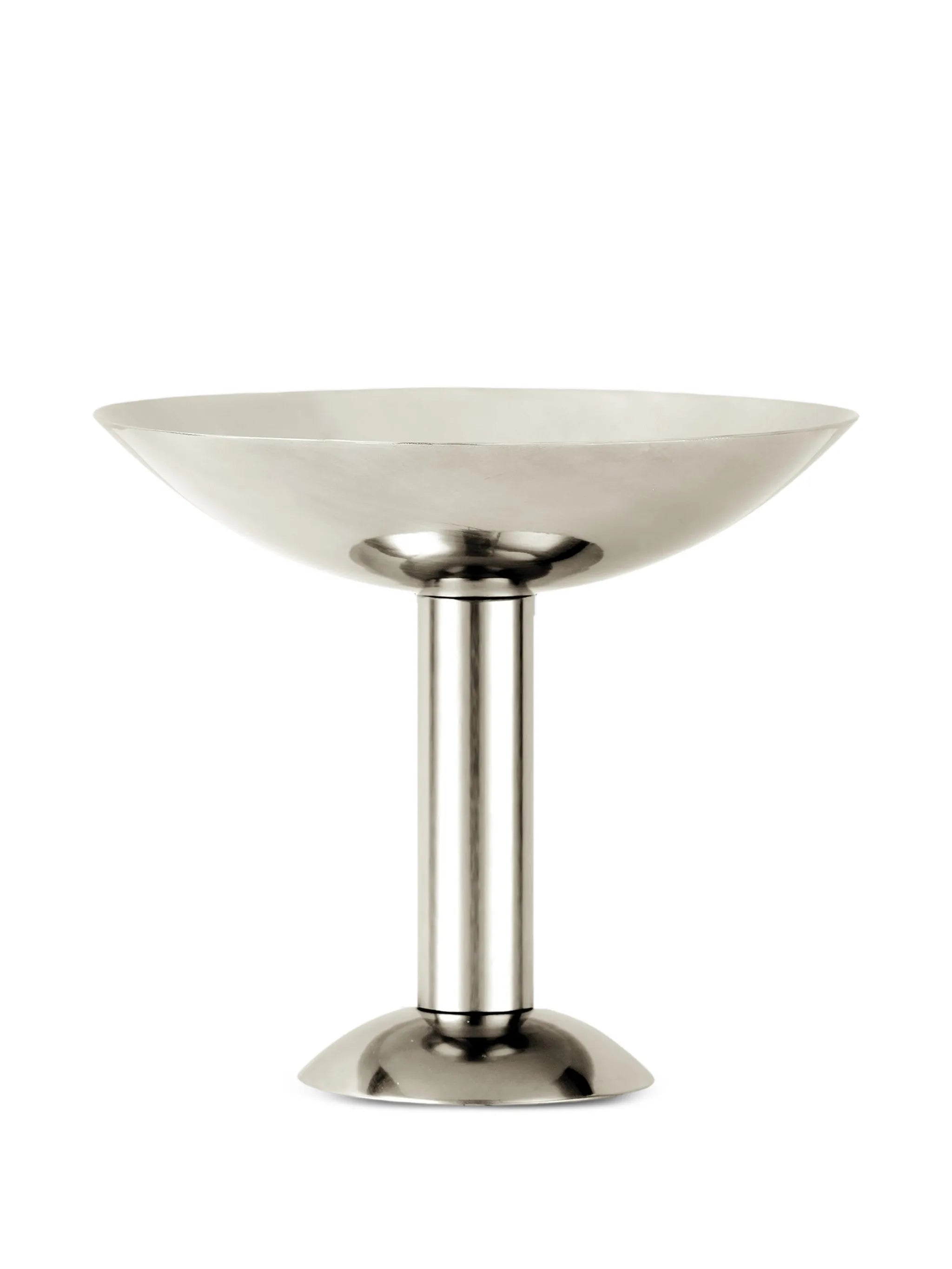 polished-finish tall champagne coupe
