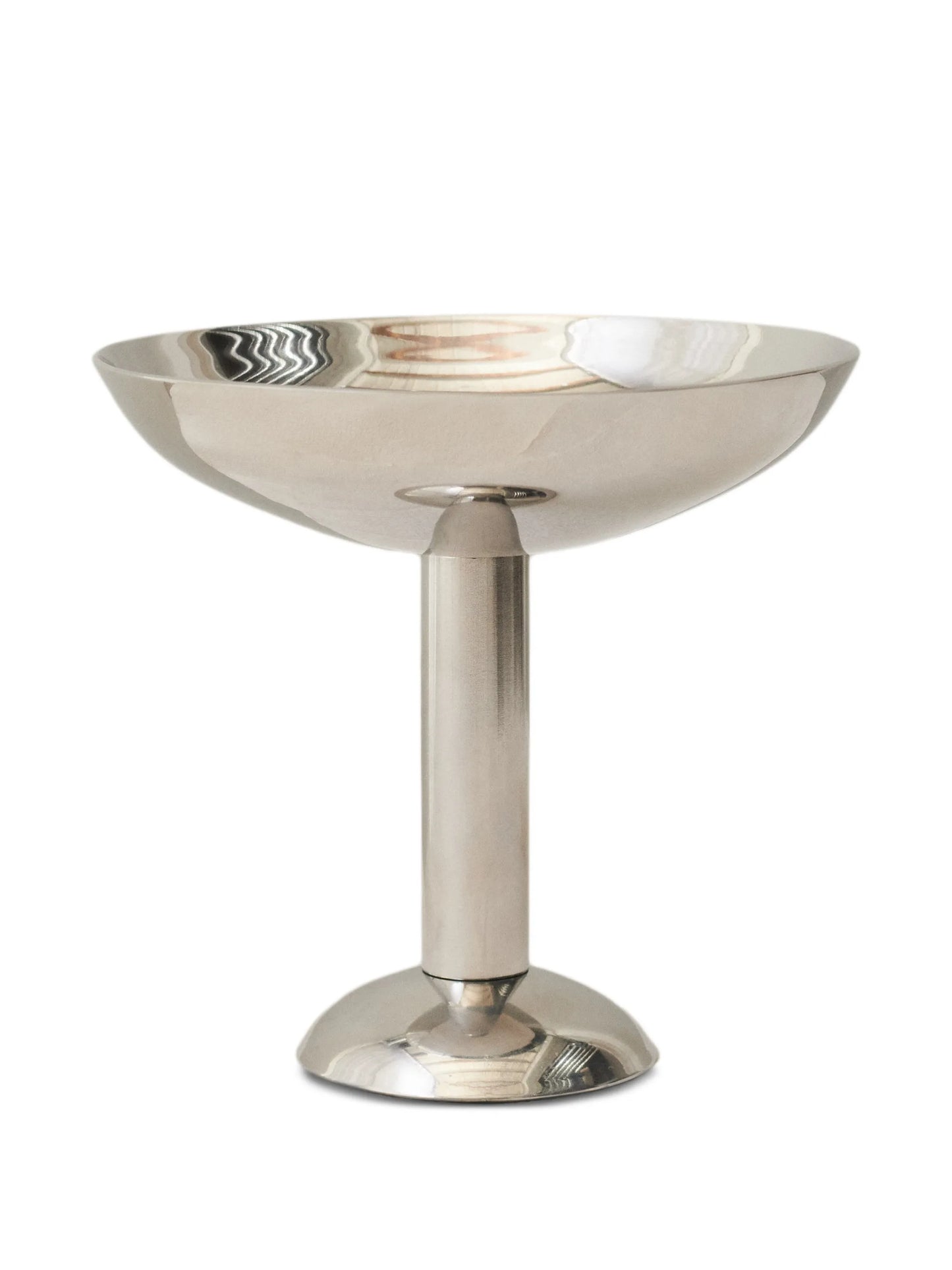 polished-finish tall champagne coupe