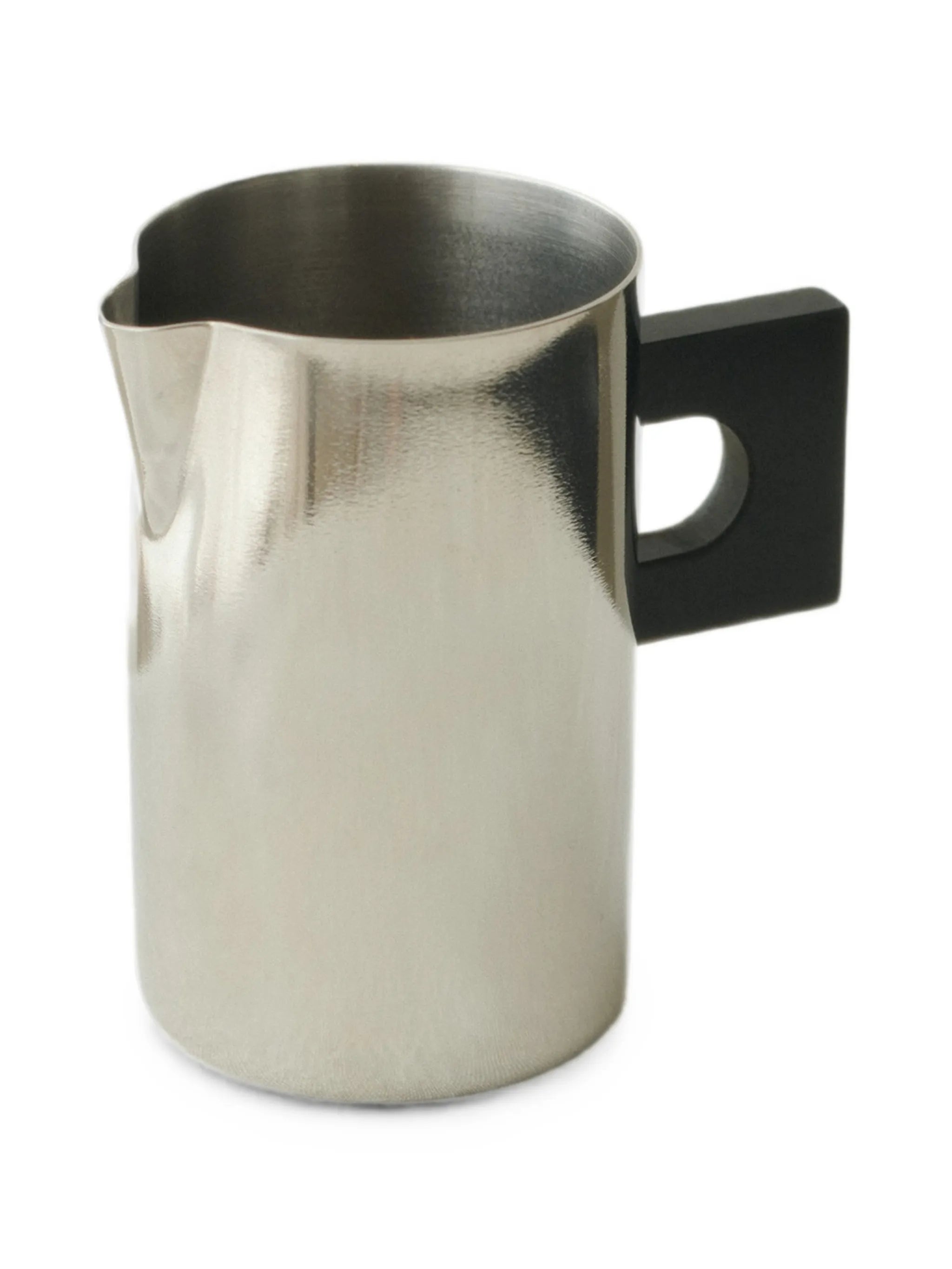 S.R polished-finish geometric-handle pitcher