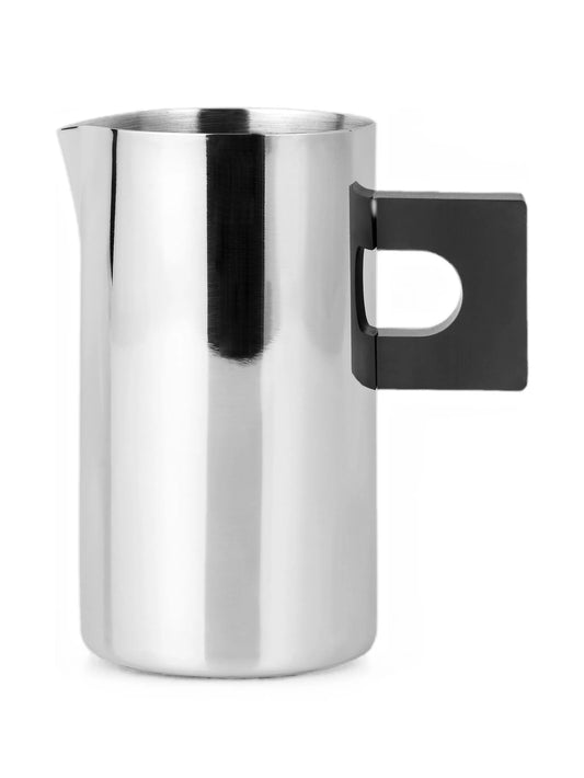 S.R polished-finish geometric-handle pitcher