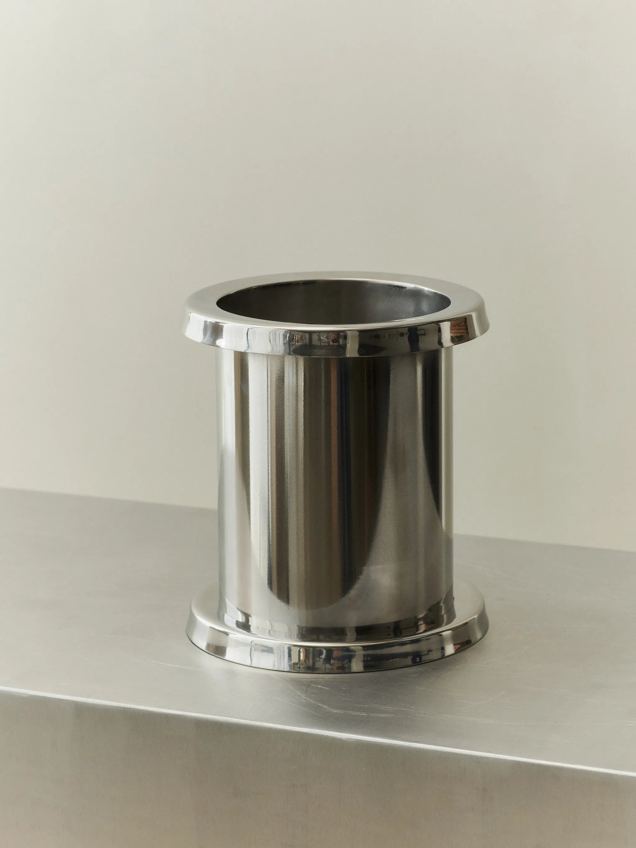 polished wine cooler