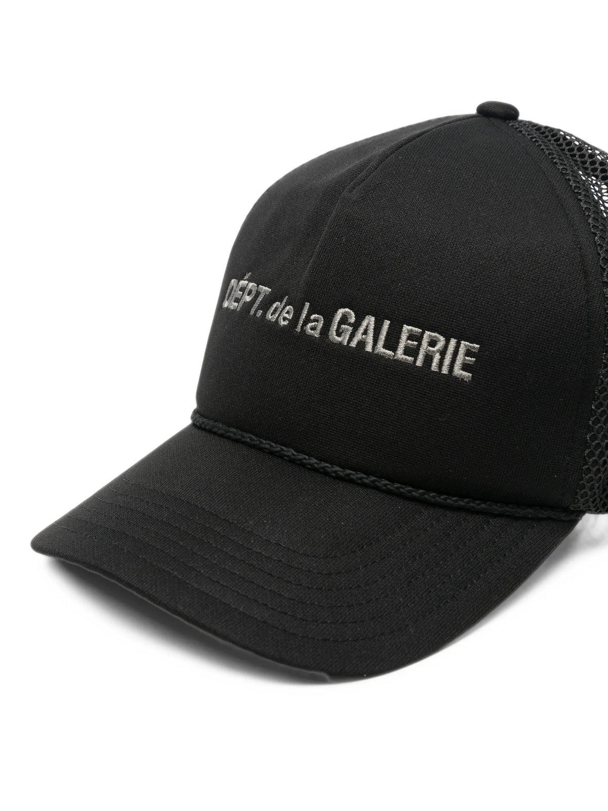 logo-embroidered mesh-panelled cap