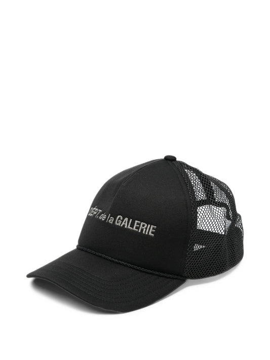 logo-embroidered mesh-panelled cap