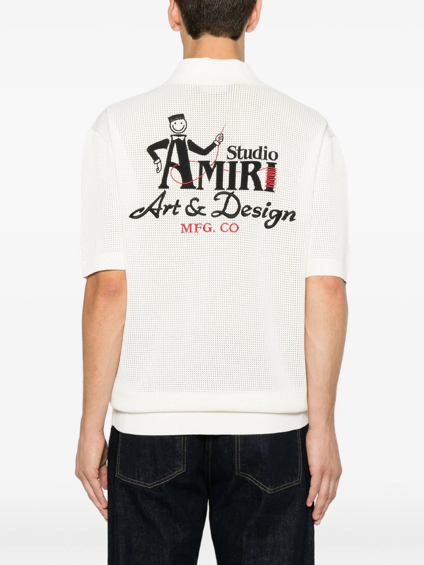 Studio logo-embroidered shirt